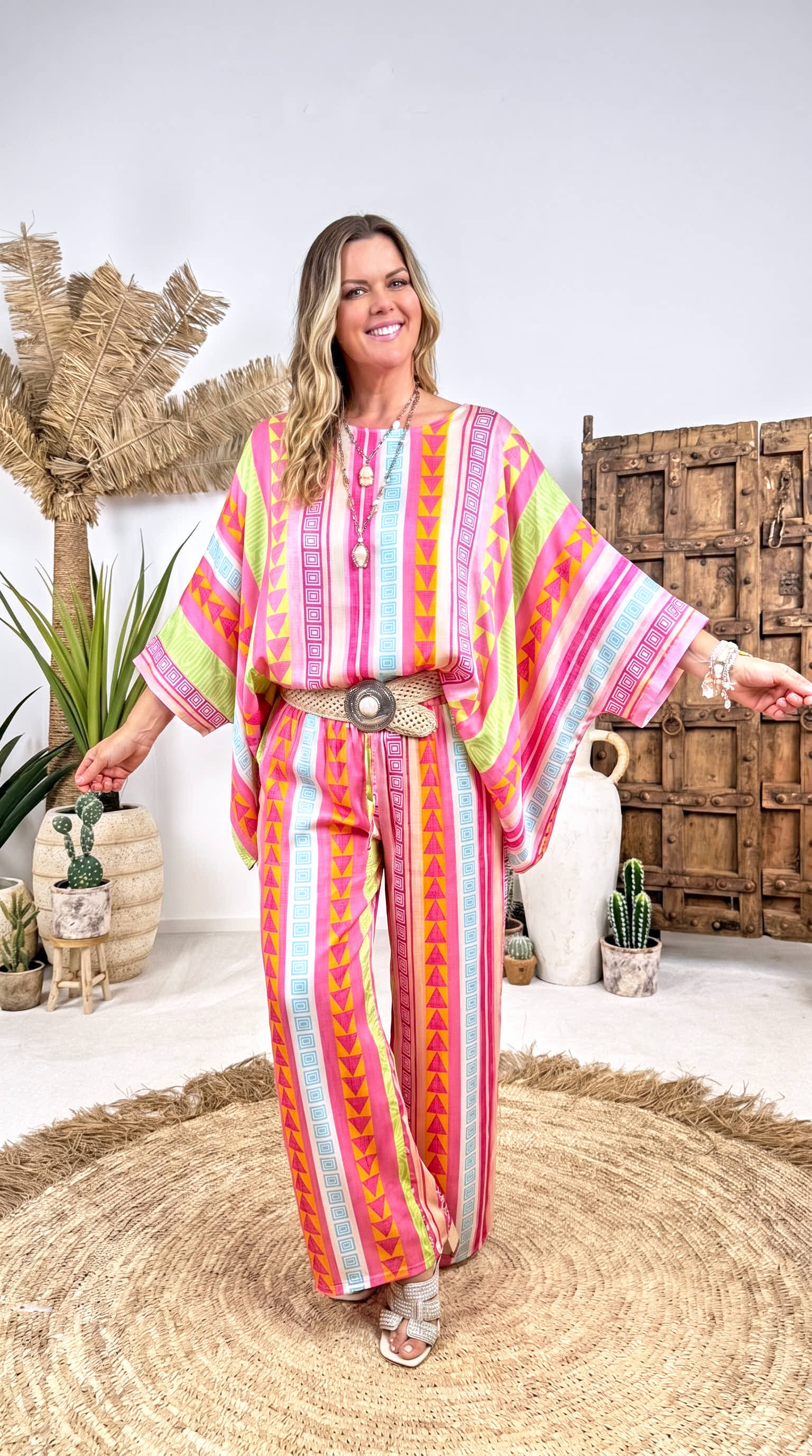 Blusenshirt Ibiza Color Flow