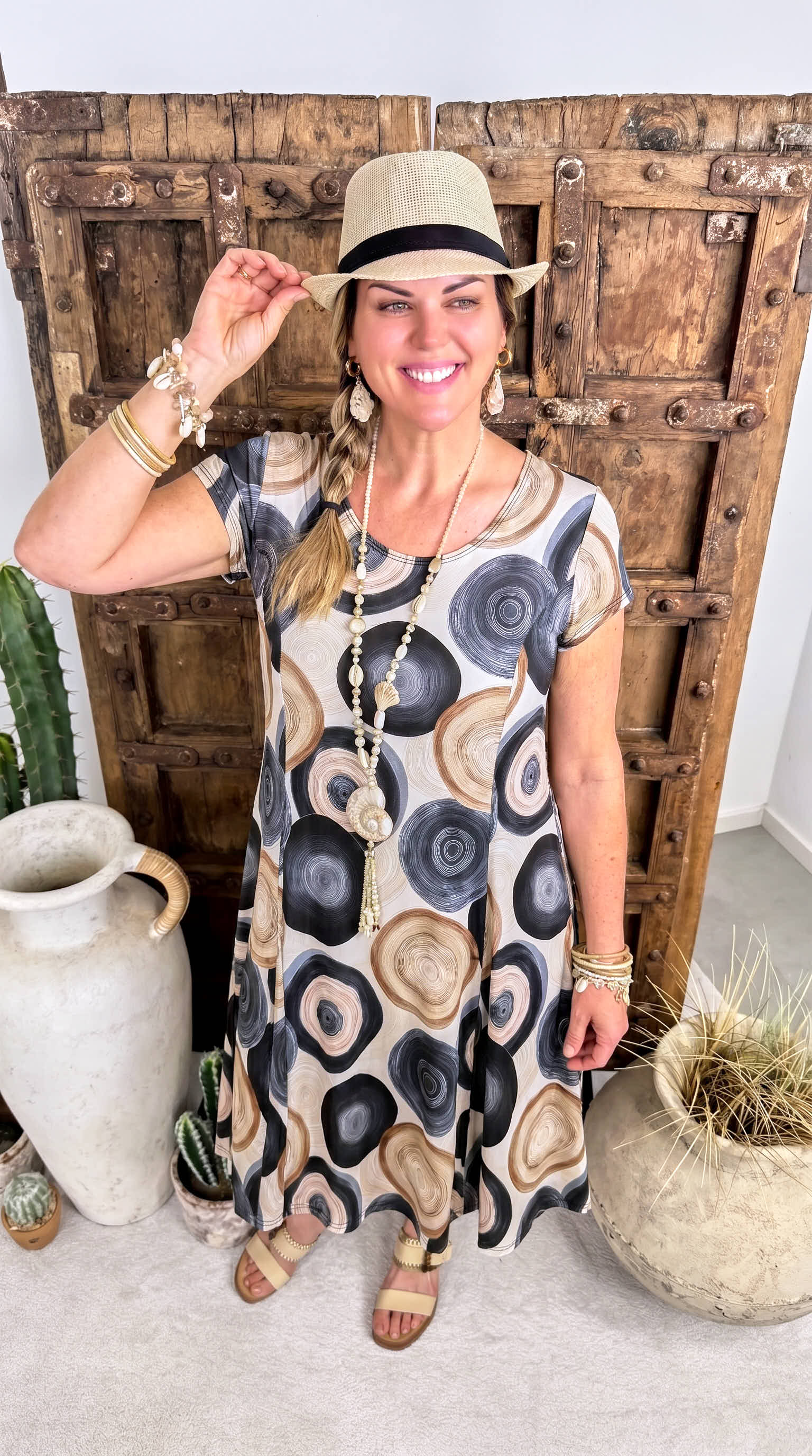 Kleid Coffee Circle