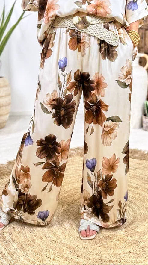 Weite Hose Magnolia Dream