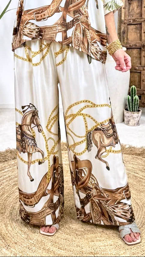 Weite Hose Palace Vibes *Creme*