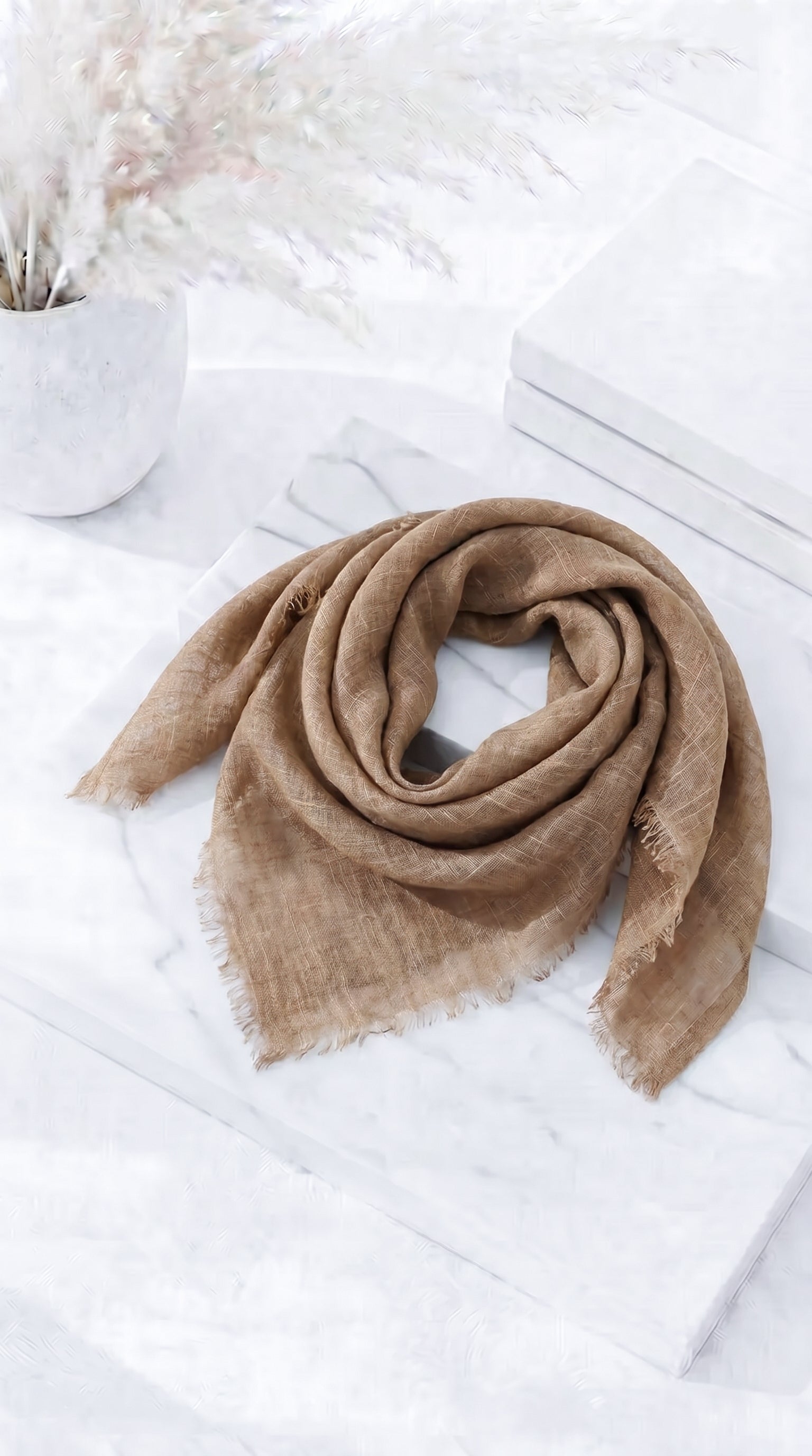 Leinen-Halstuch Fresh Breeze *Camel*