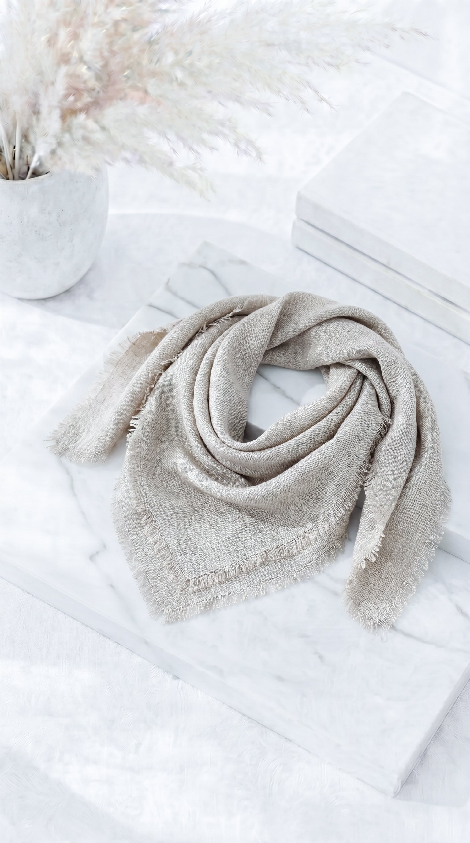 Leinen-Halstuch Fresh Breeze *Beige*