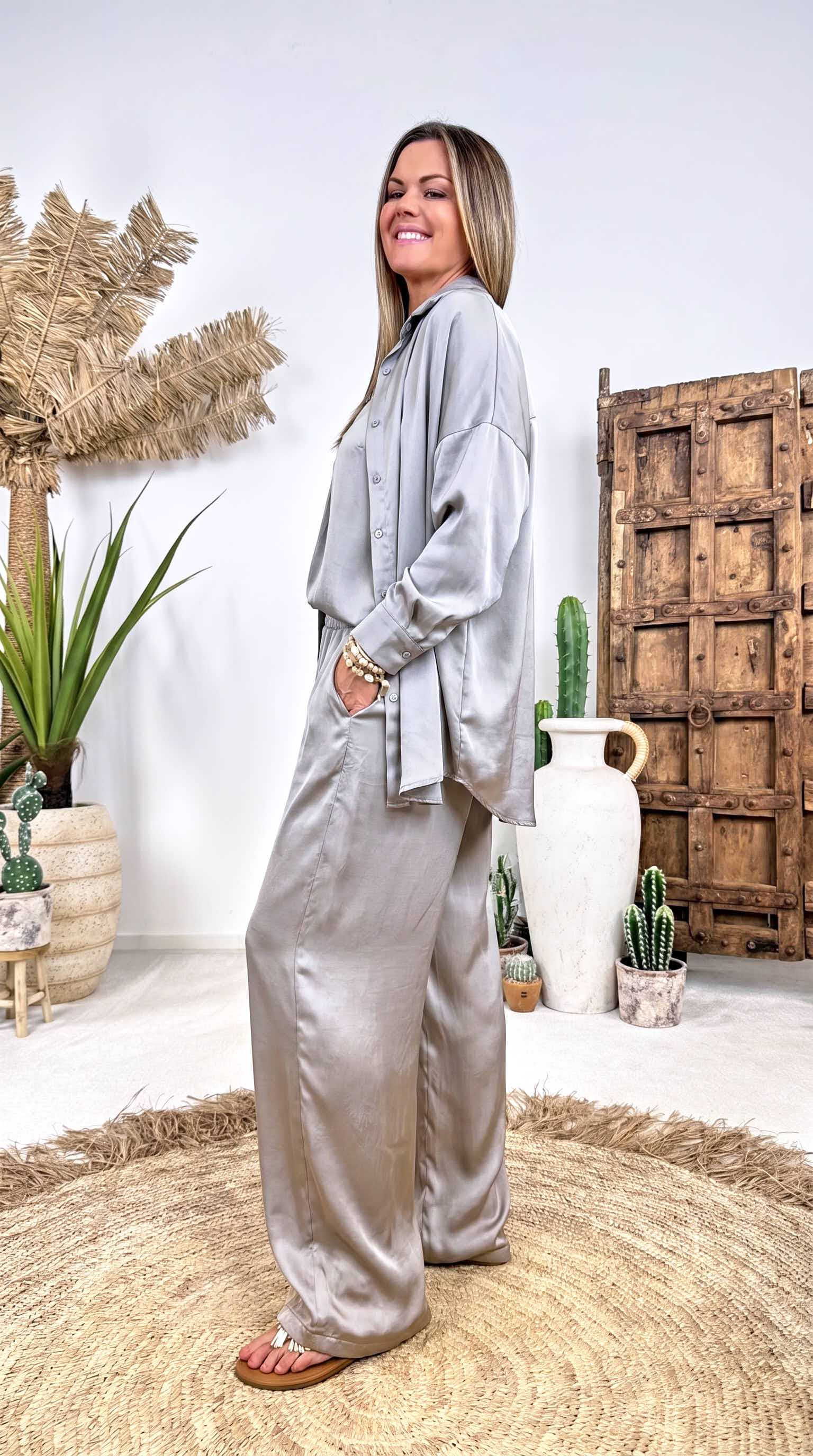 Weite Hose Soft Comfort *Taupe*