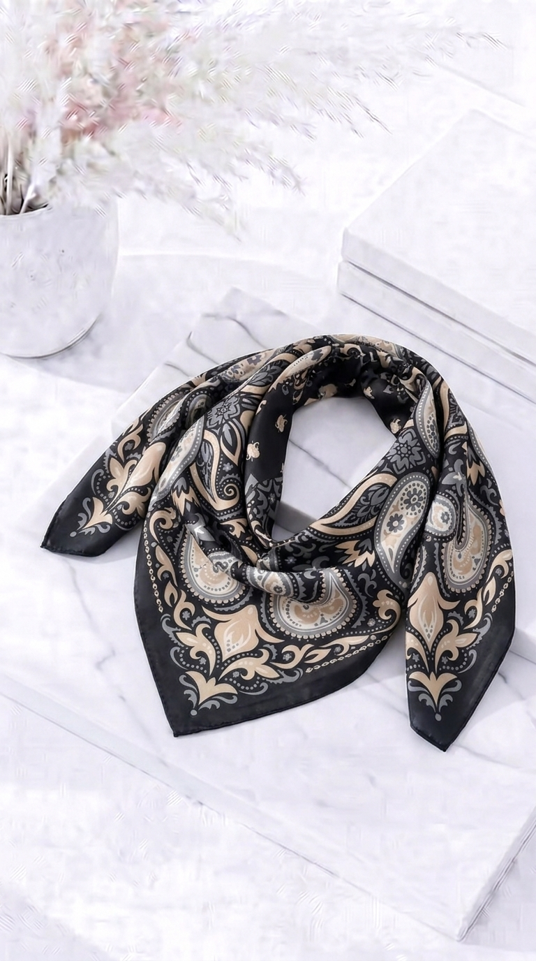 Halstuch Midnight Paisley