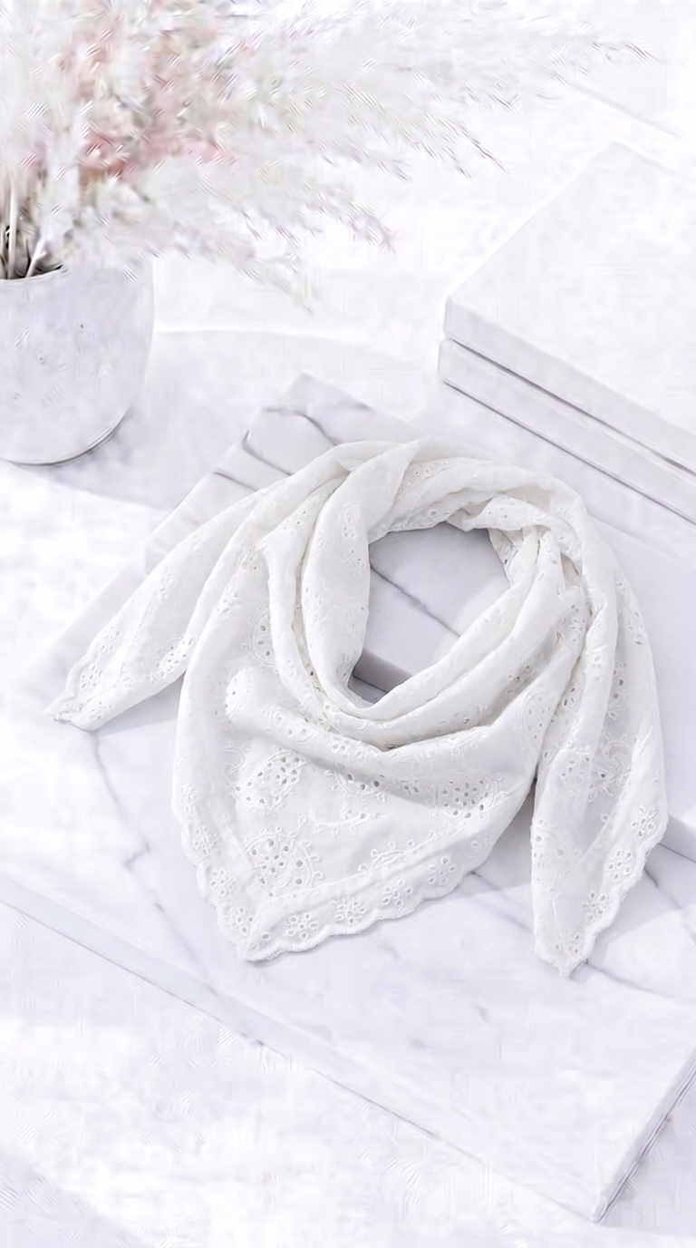 Halstuch White Summer