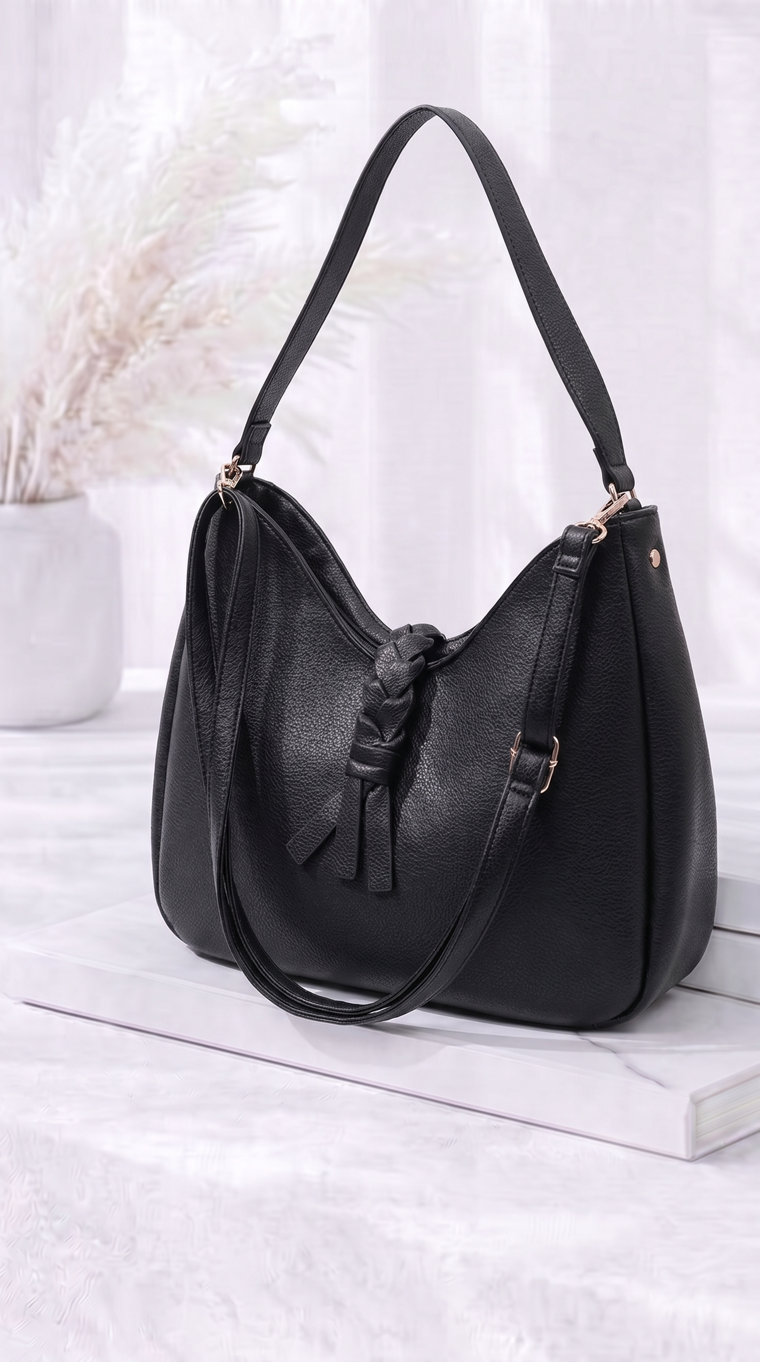 Handtasche Summer Braid *Schwarz*