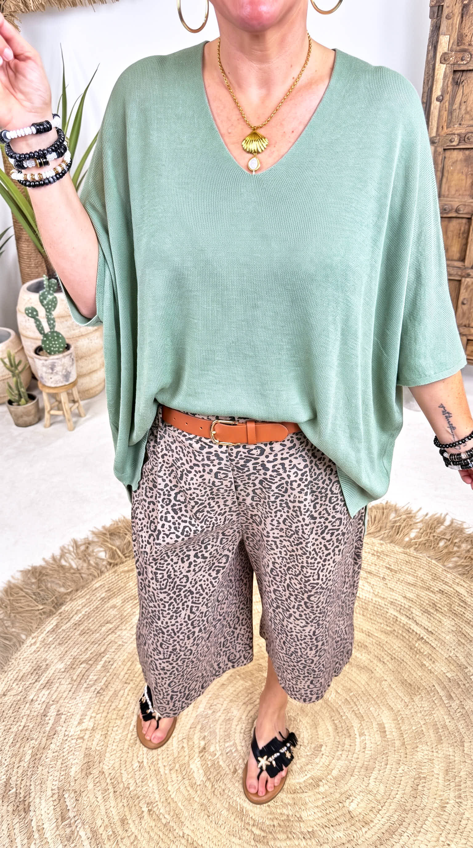 Strickshirt Silent Horizon *Salbei*