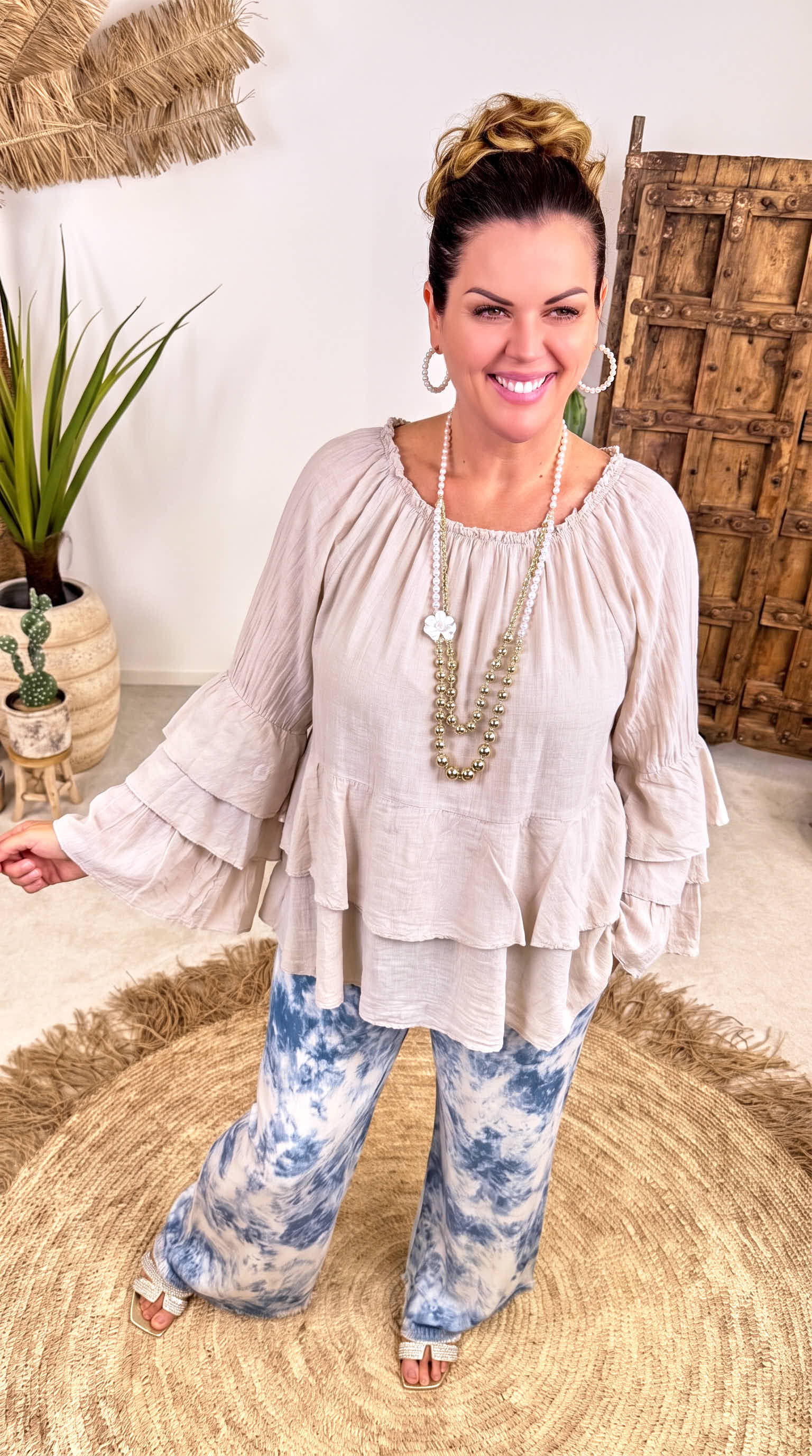 Bluse Dreamy Romance *Beige*