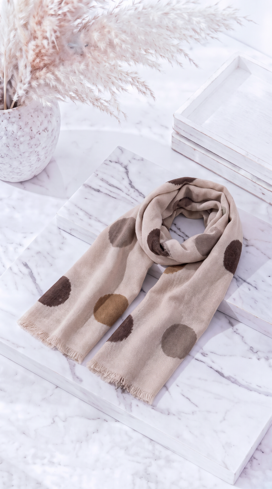 Schal Driftwood Dots *Beige*