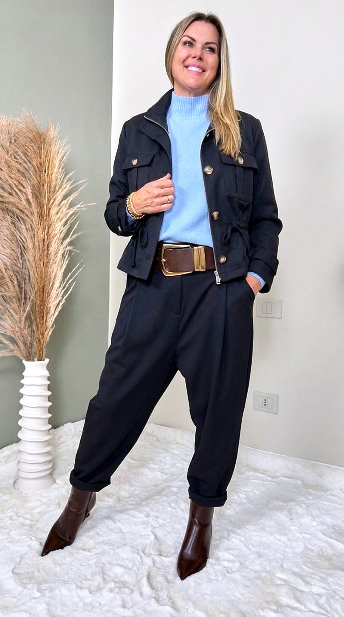 Kurze Jacke Solveig *Schwarz*