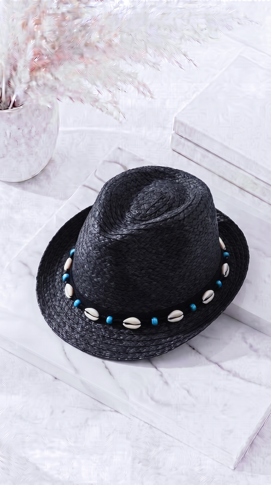 Hut Cowrie *Schwarz*