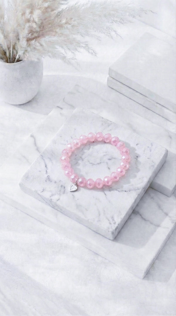 Perlenarmband Glittering *Pastell* (6 Farben)