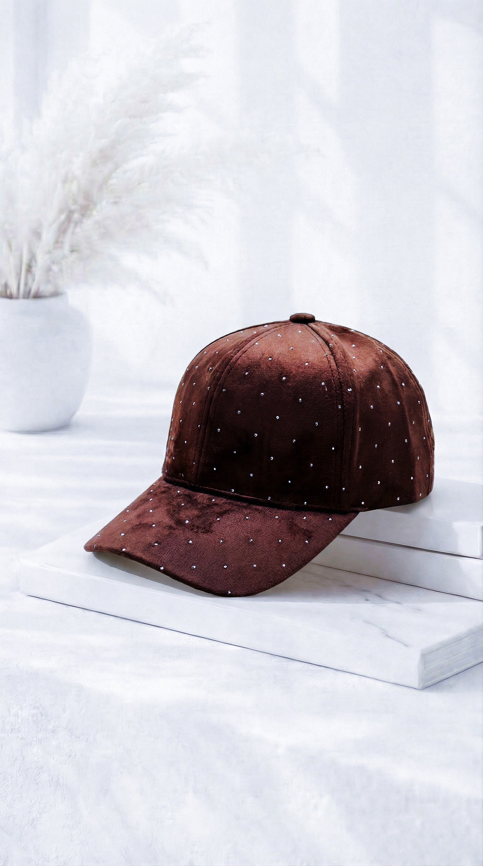 Kappe Satin Sparkle *Schoko*