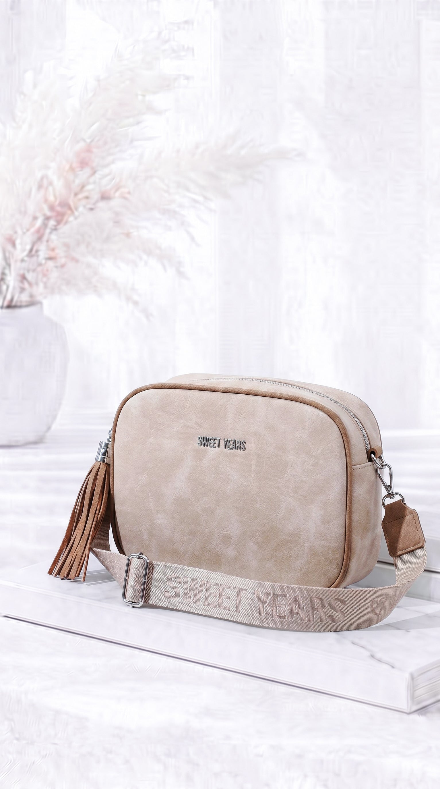 Kleine Handtasche Holiday Story *Creme*