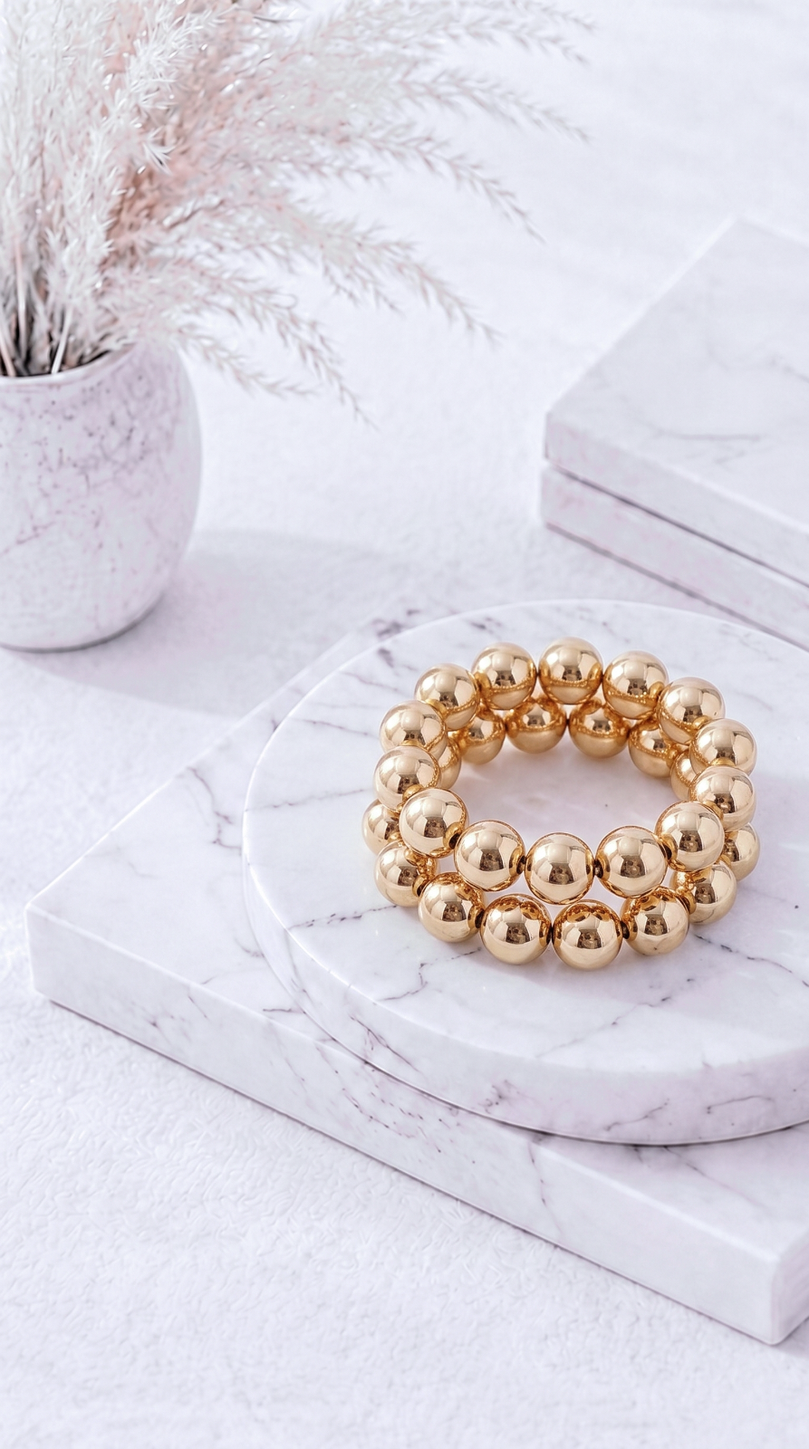 Perlenarmband Big Basic *Gold*
