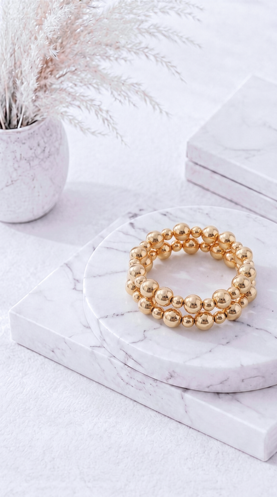 Perlenarmband Bold Beads *Gold*