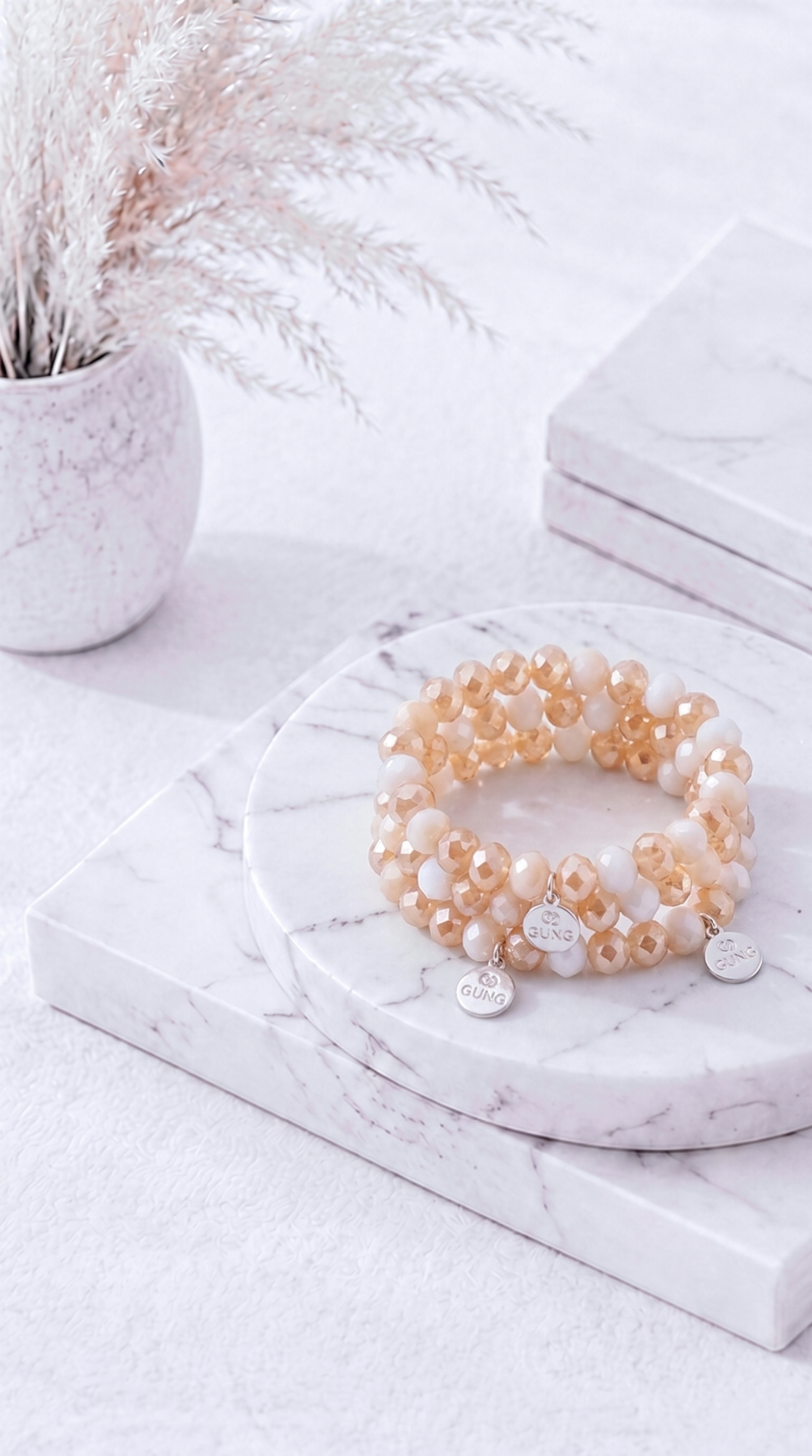 Perlenarmband Glittering *Marmor*