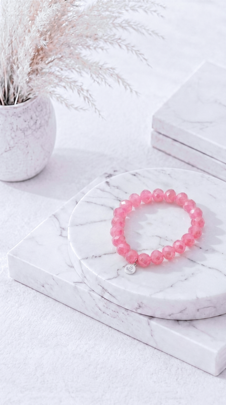Perlenarmband Glittering *Pastell* (6 Farben)
