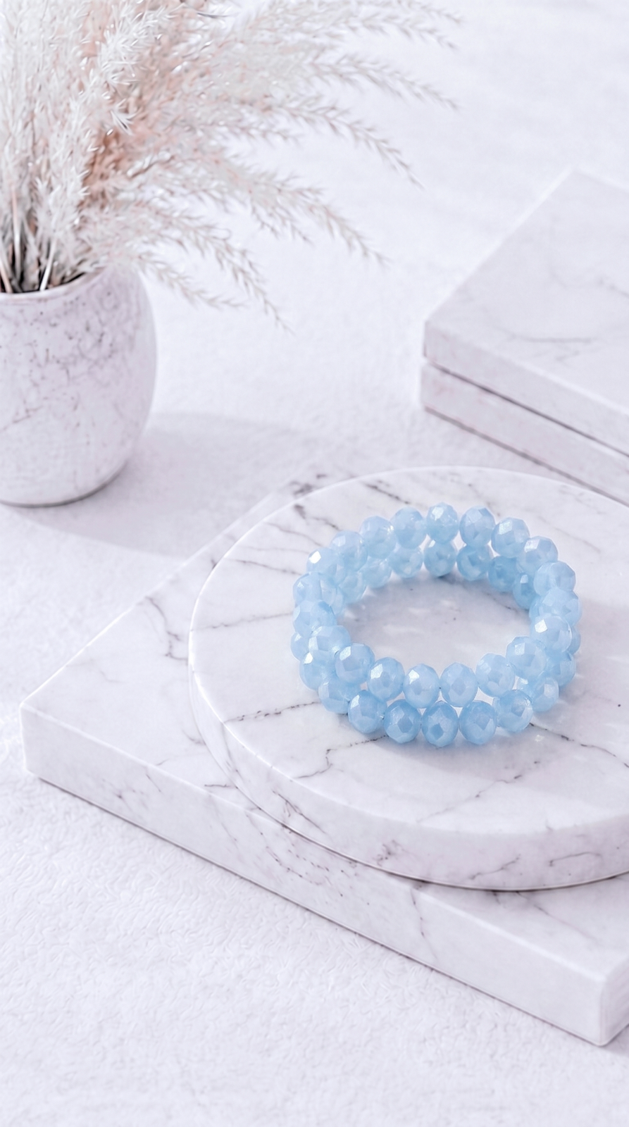 Perlenarmband Glittering *Pastell* (6 Farben)