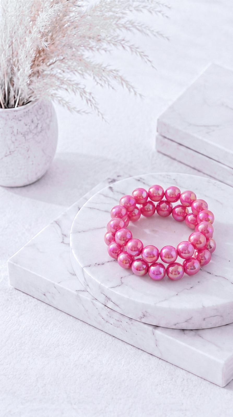 Perlenarmband Glossy Love *Rosa*