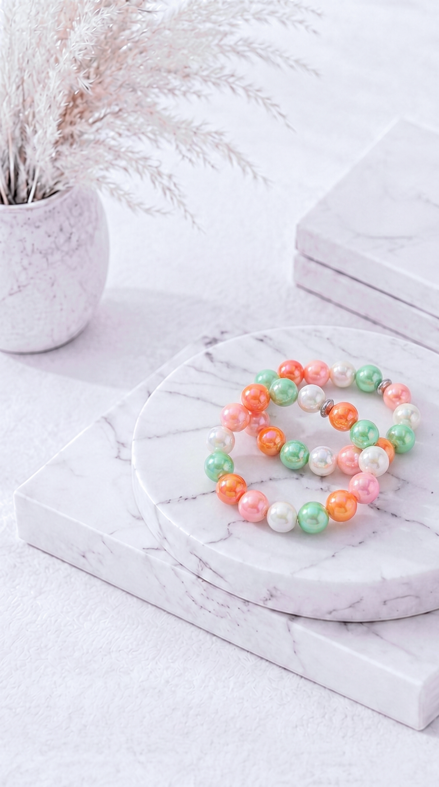 Perlenarmband Joy Vibes *Grün*