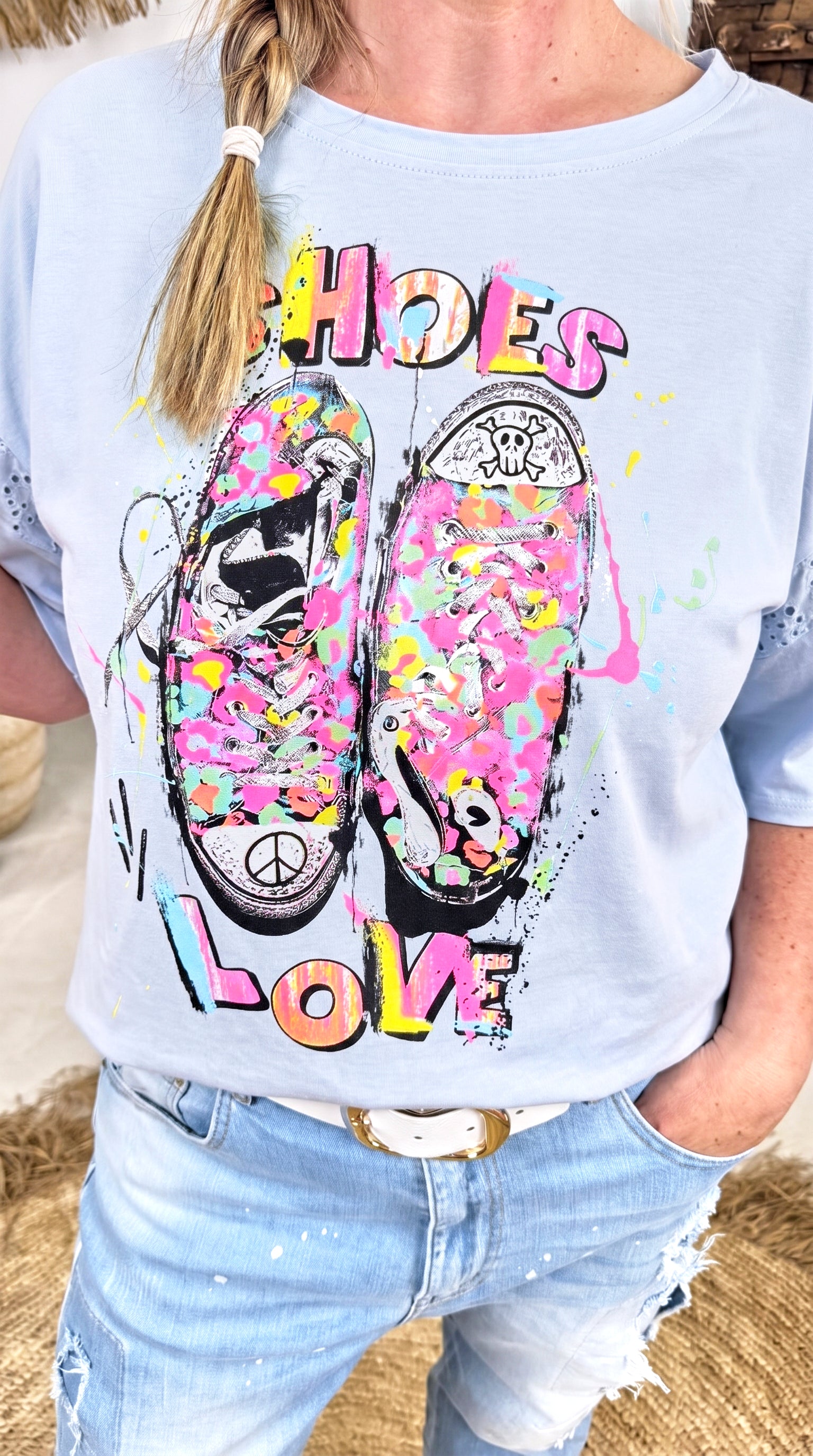 T-Shirt Sweet Sneaker *Weiß*