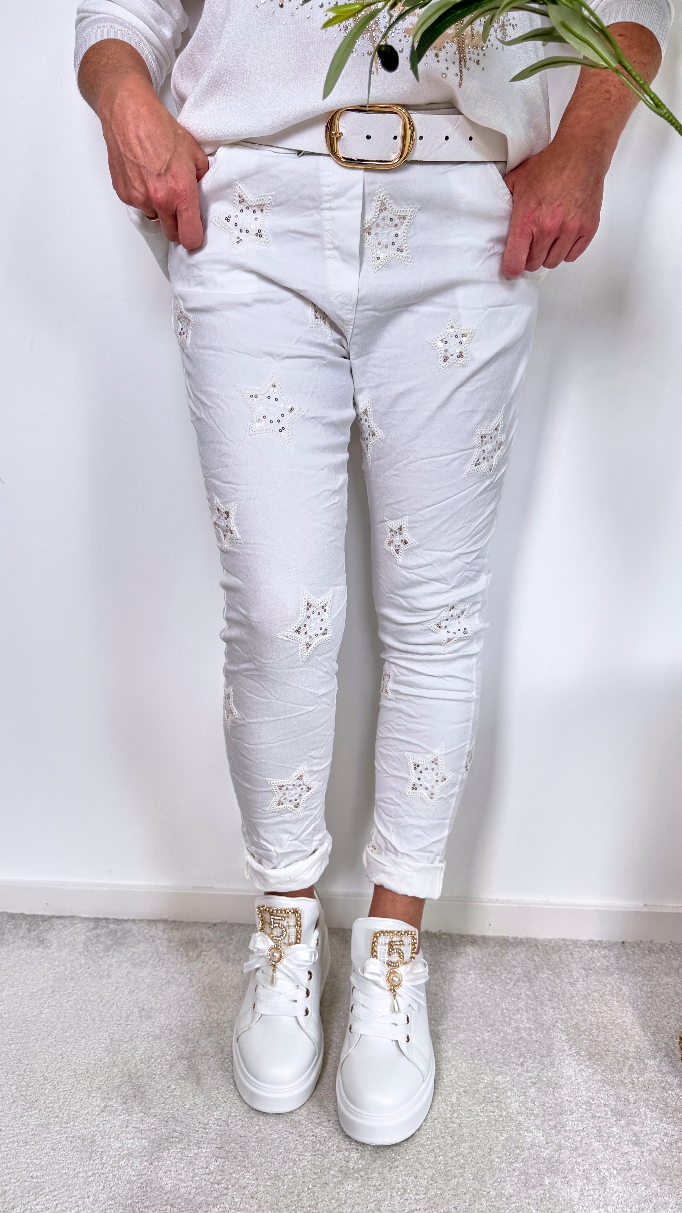 Jogpants Cosmic Shine *Weiß*