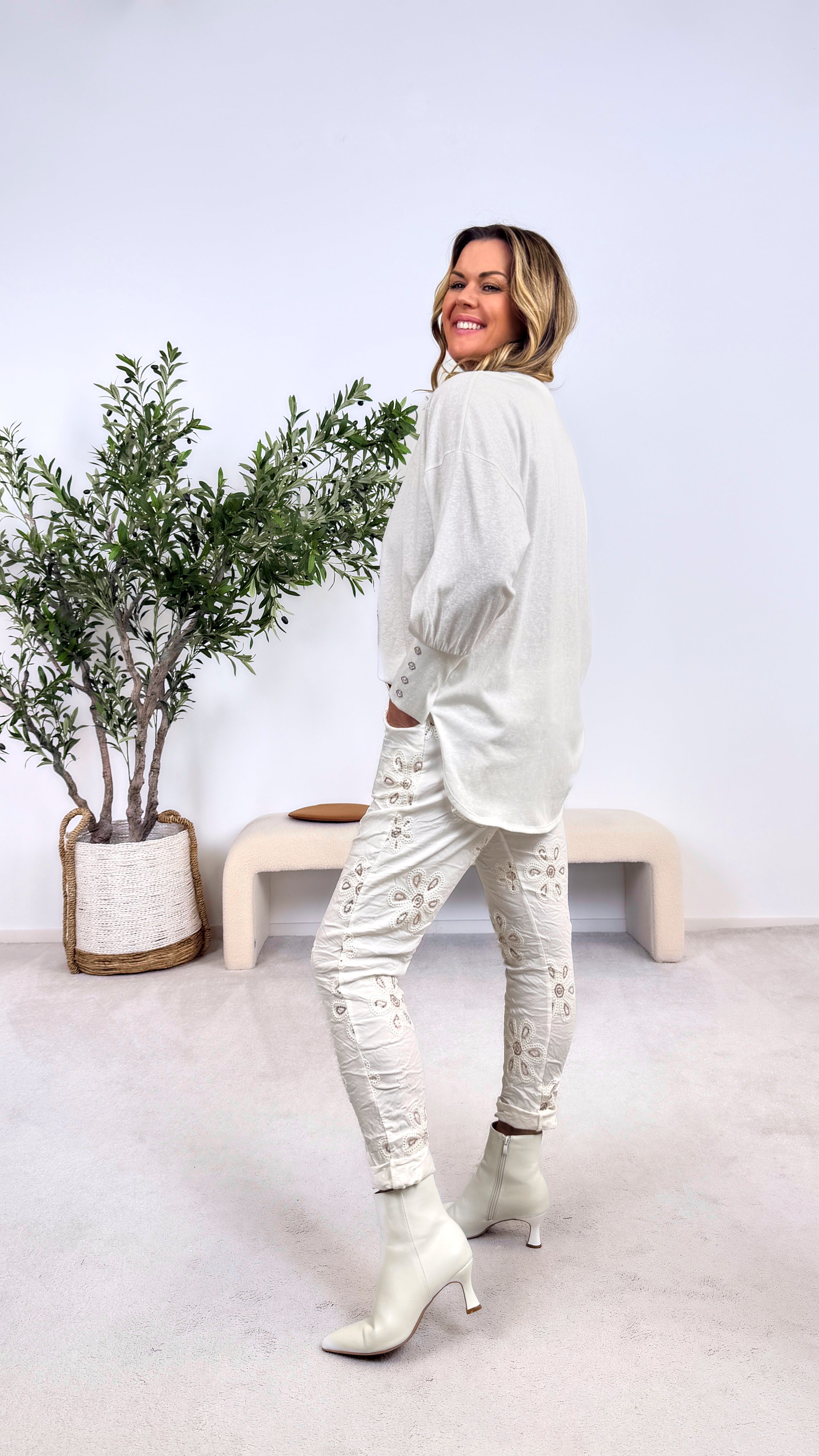 Jogpants Vanilla Powder *Weiß*