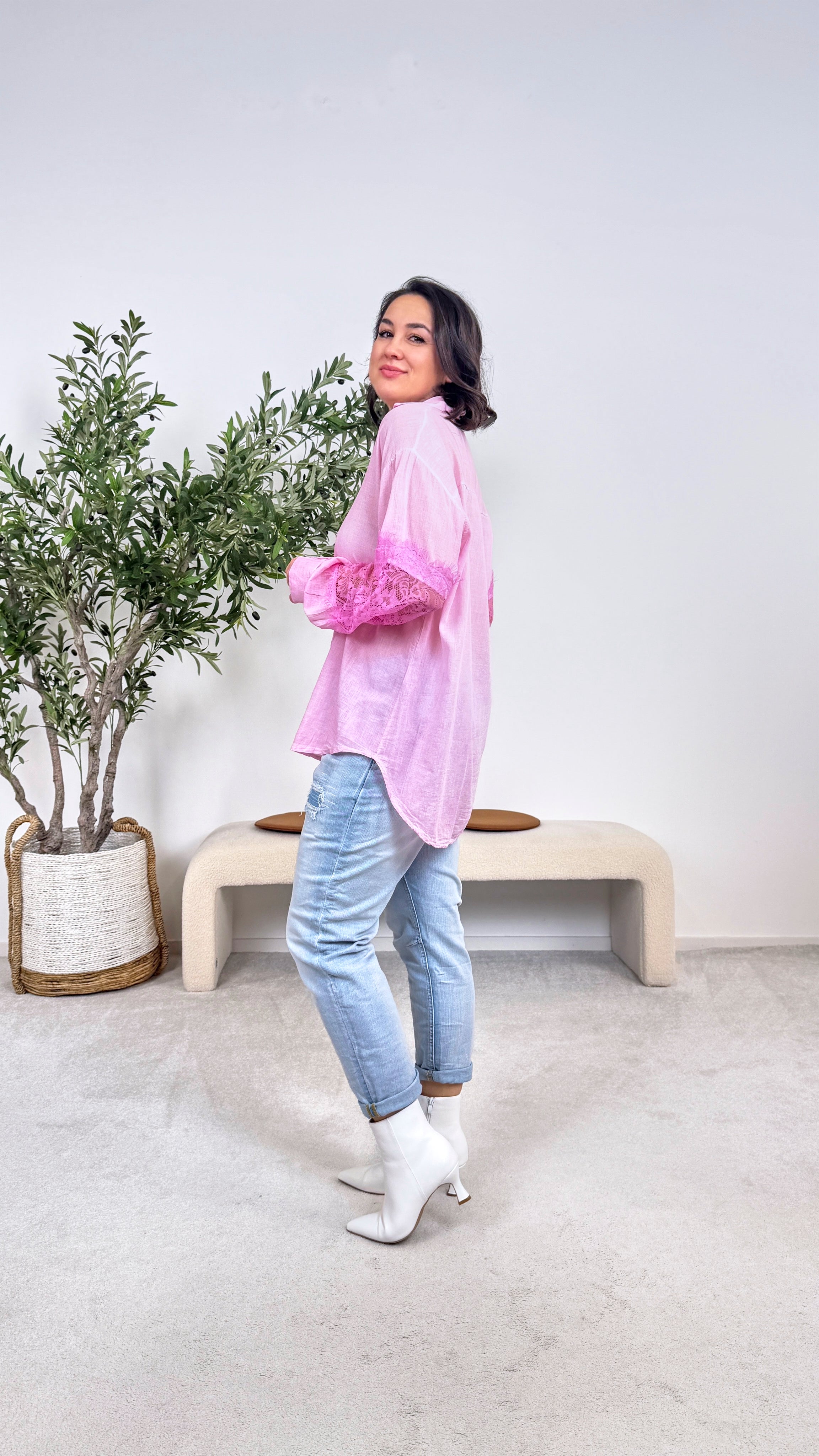 Bluse Dreamy Sleeves *Babypink*