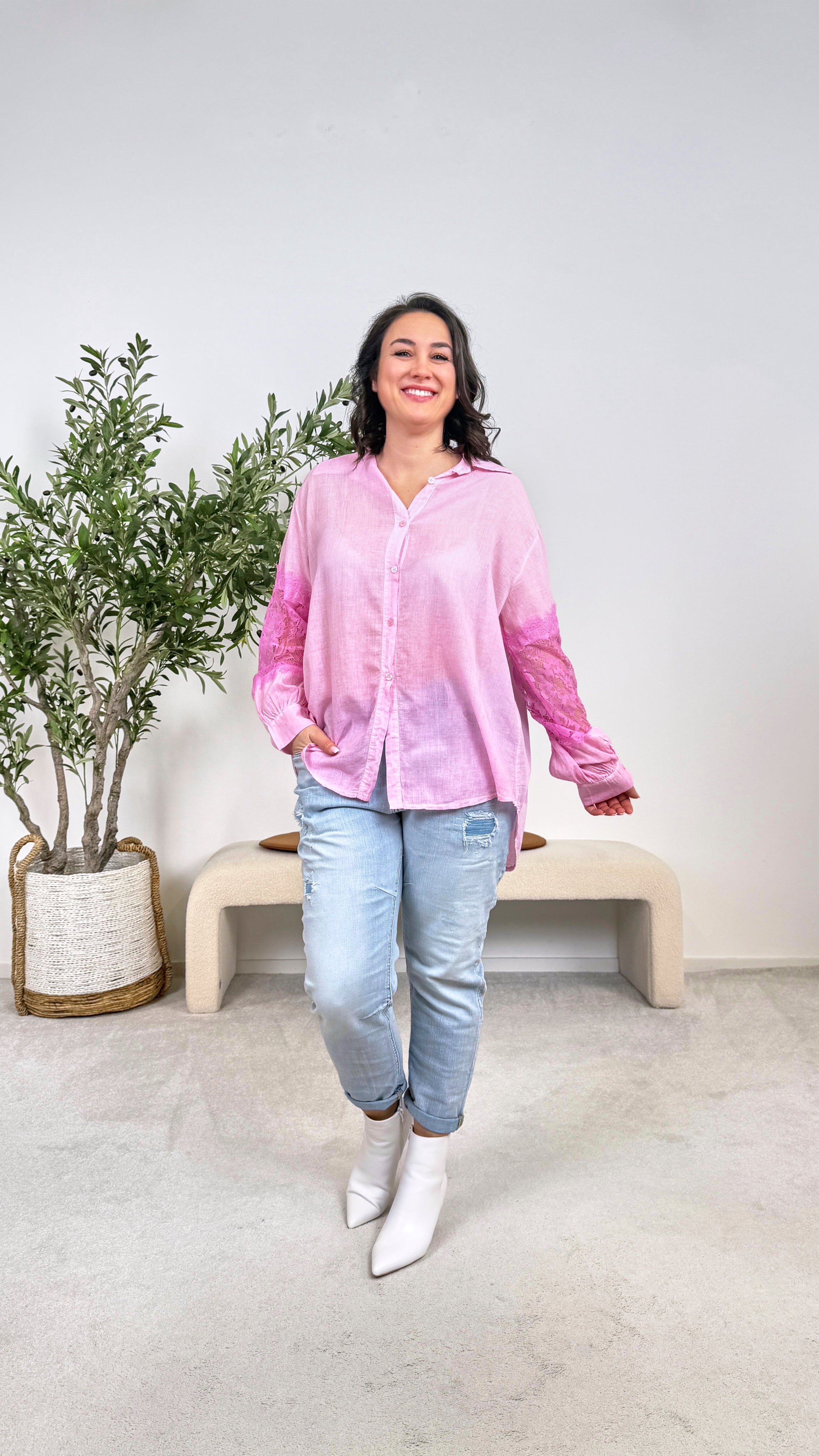 Bluse Dreamy Sleeves *Babypink*