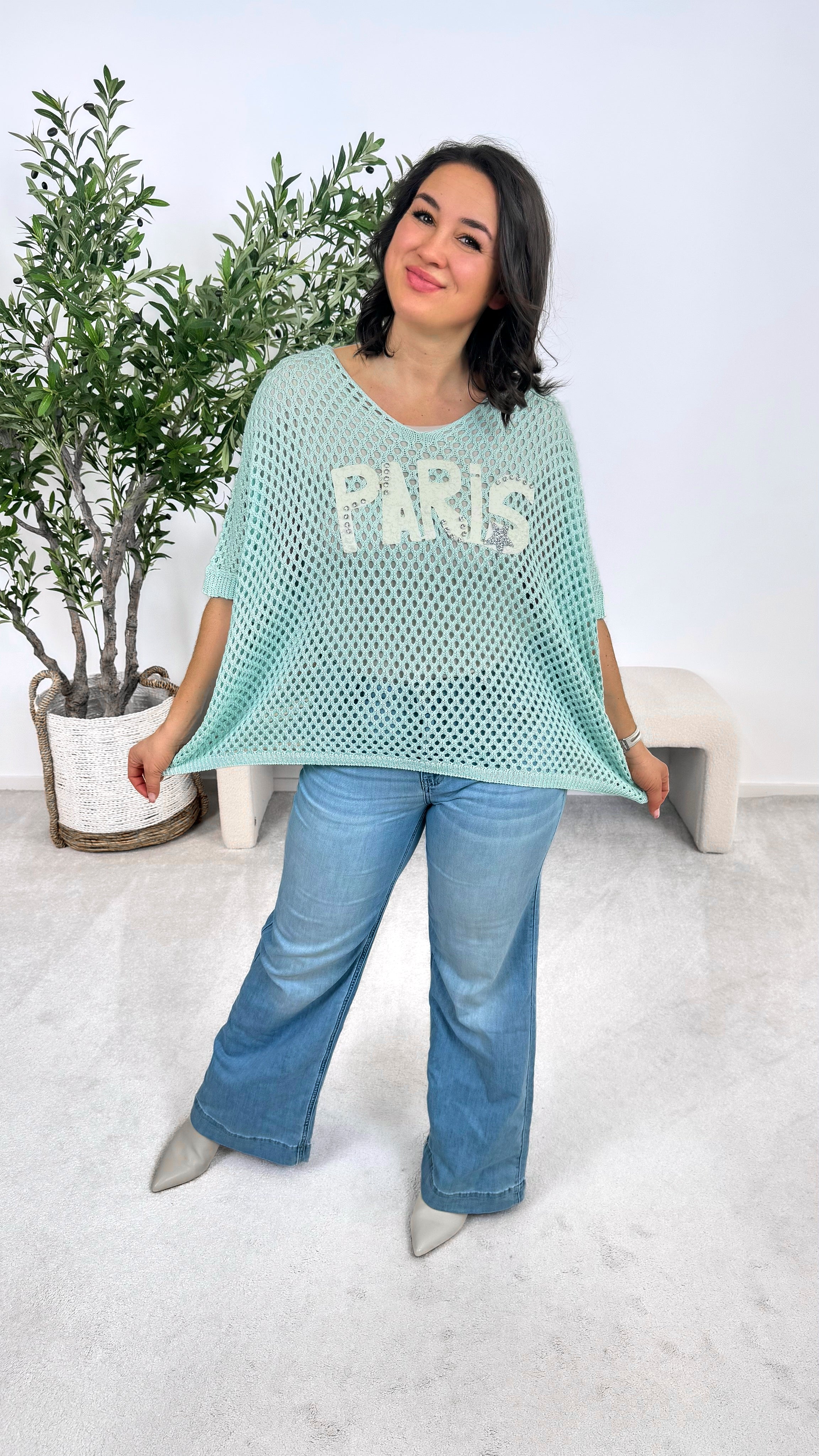 Strickshirt Paris Mesh *Mint*