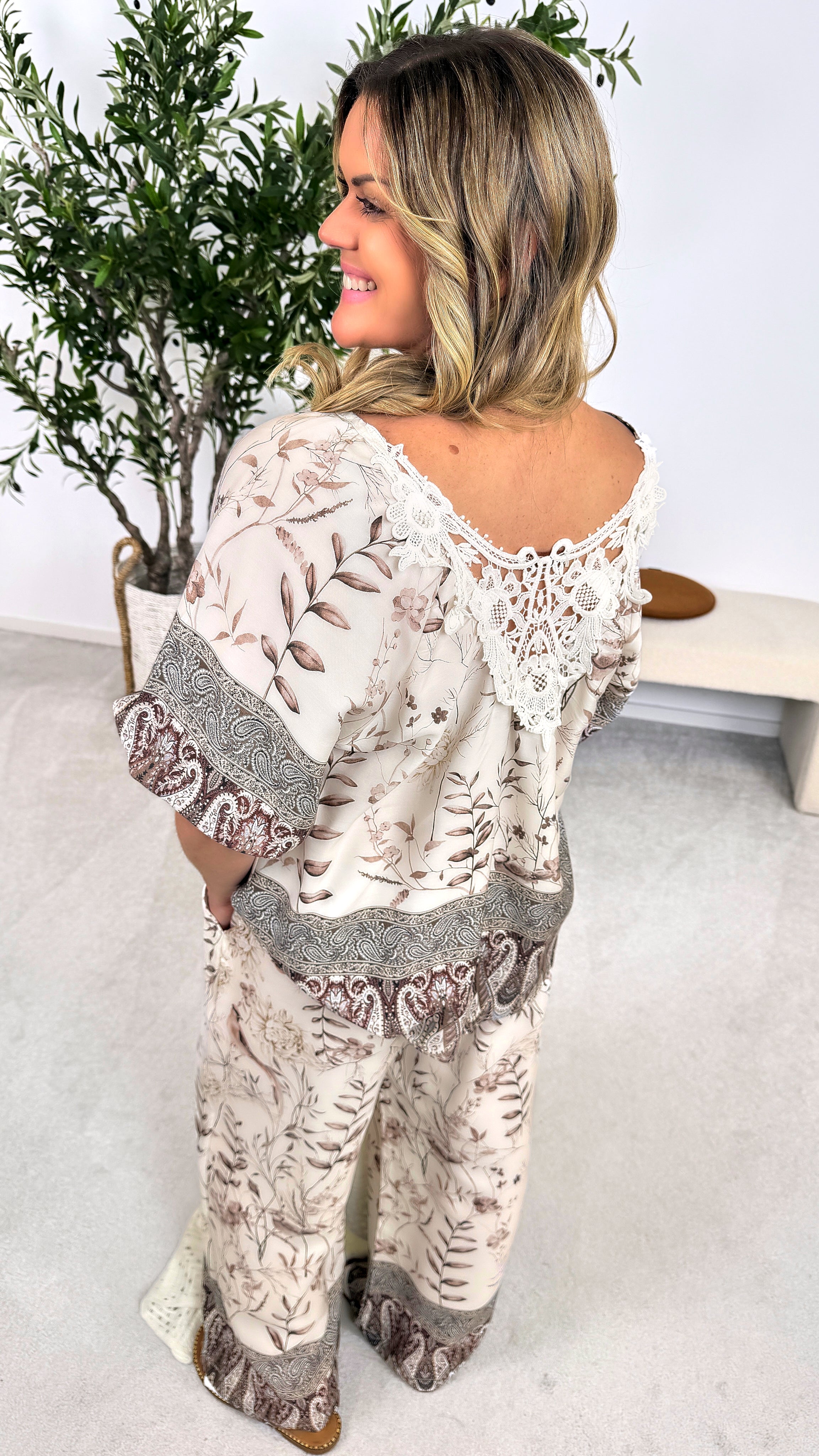 Blusenshirt Botanic Silk