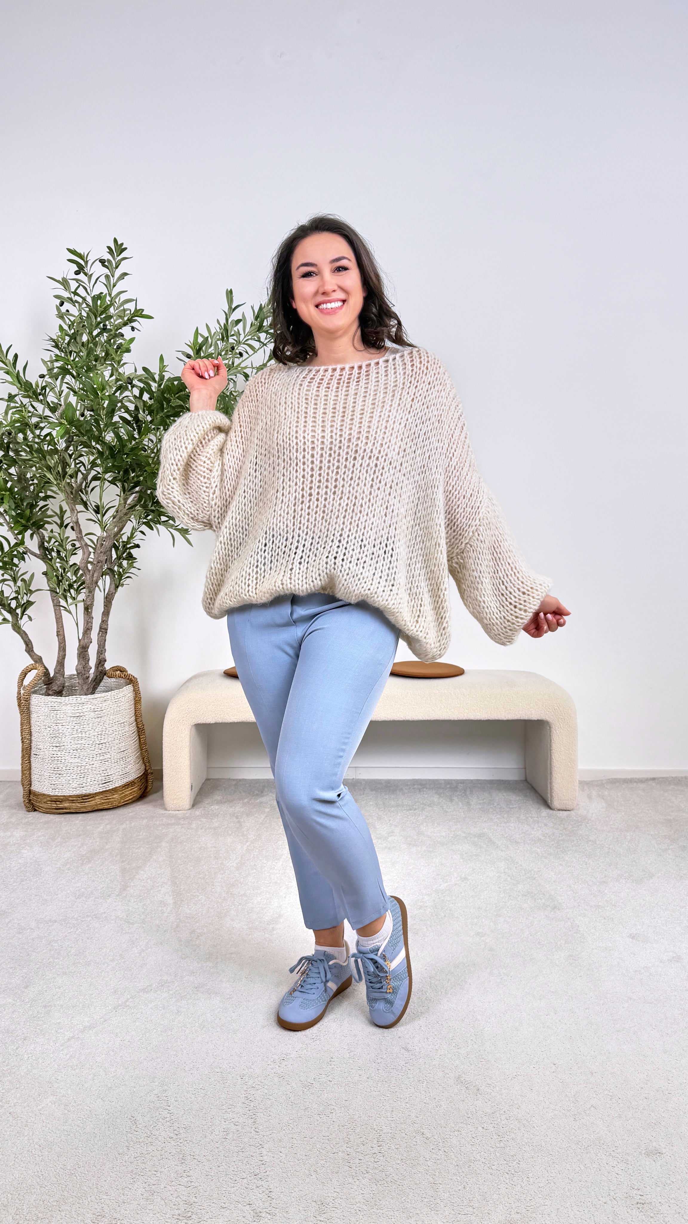 Strickpullover Lilia *Beige*