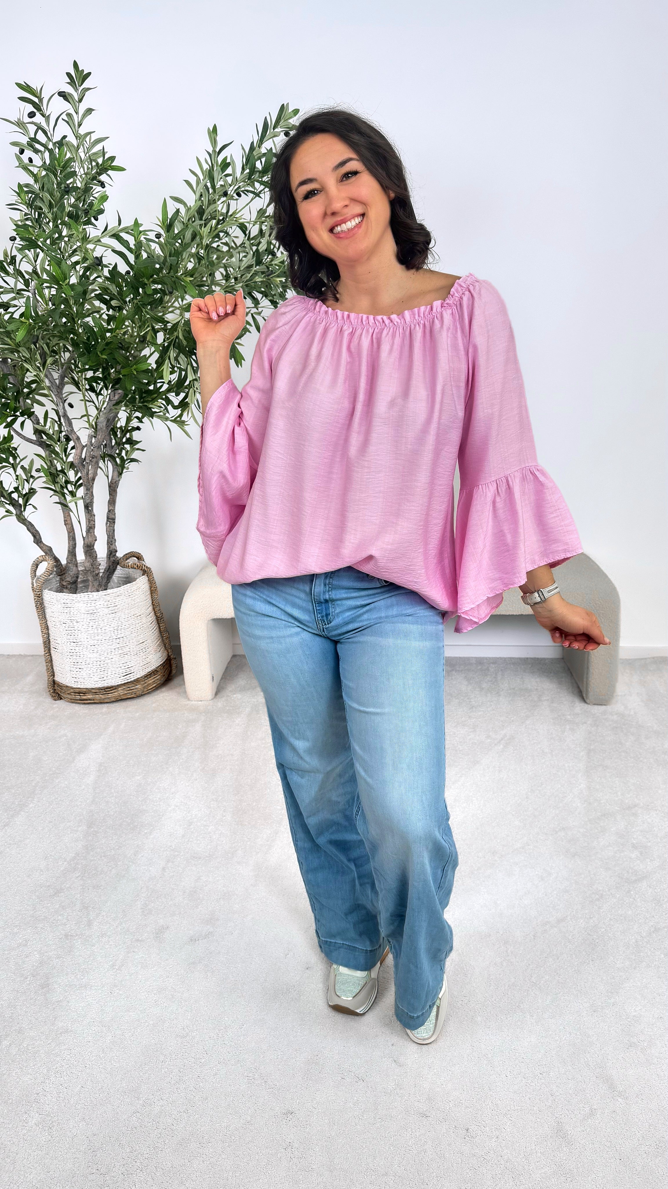 Blusenshirt Lovely Escape *Babypink* (lieferbar ab 7.2.26)