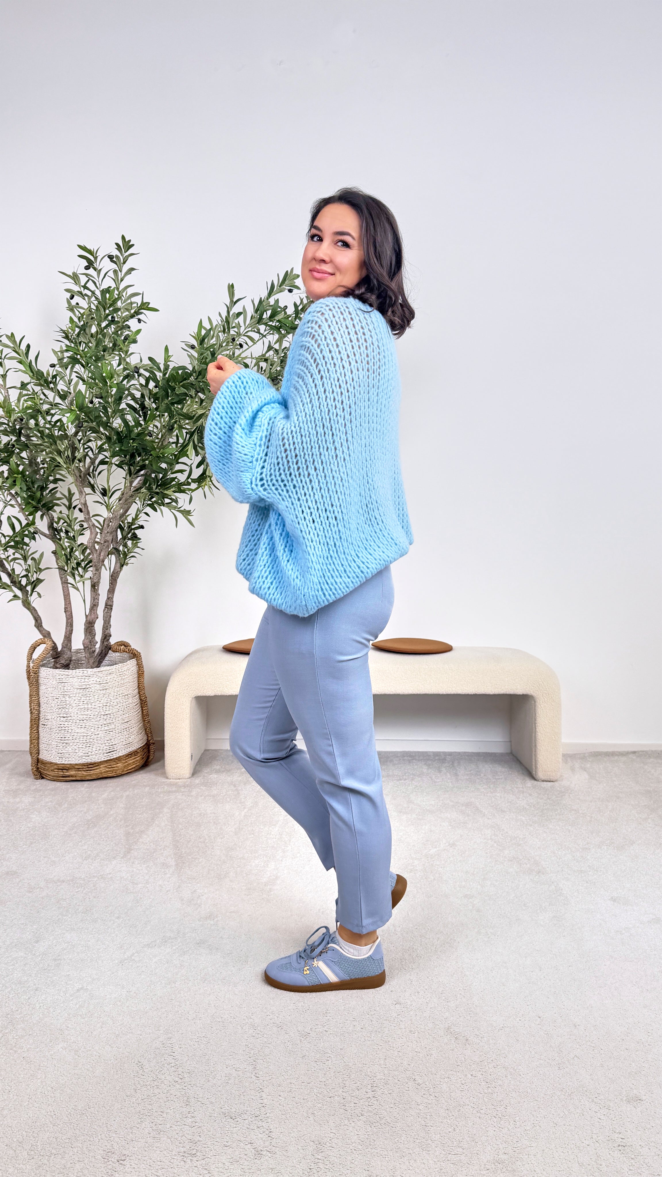 Strickpullover Lilia *Hellblau*