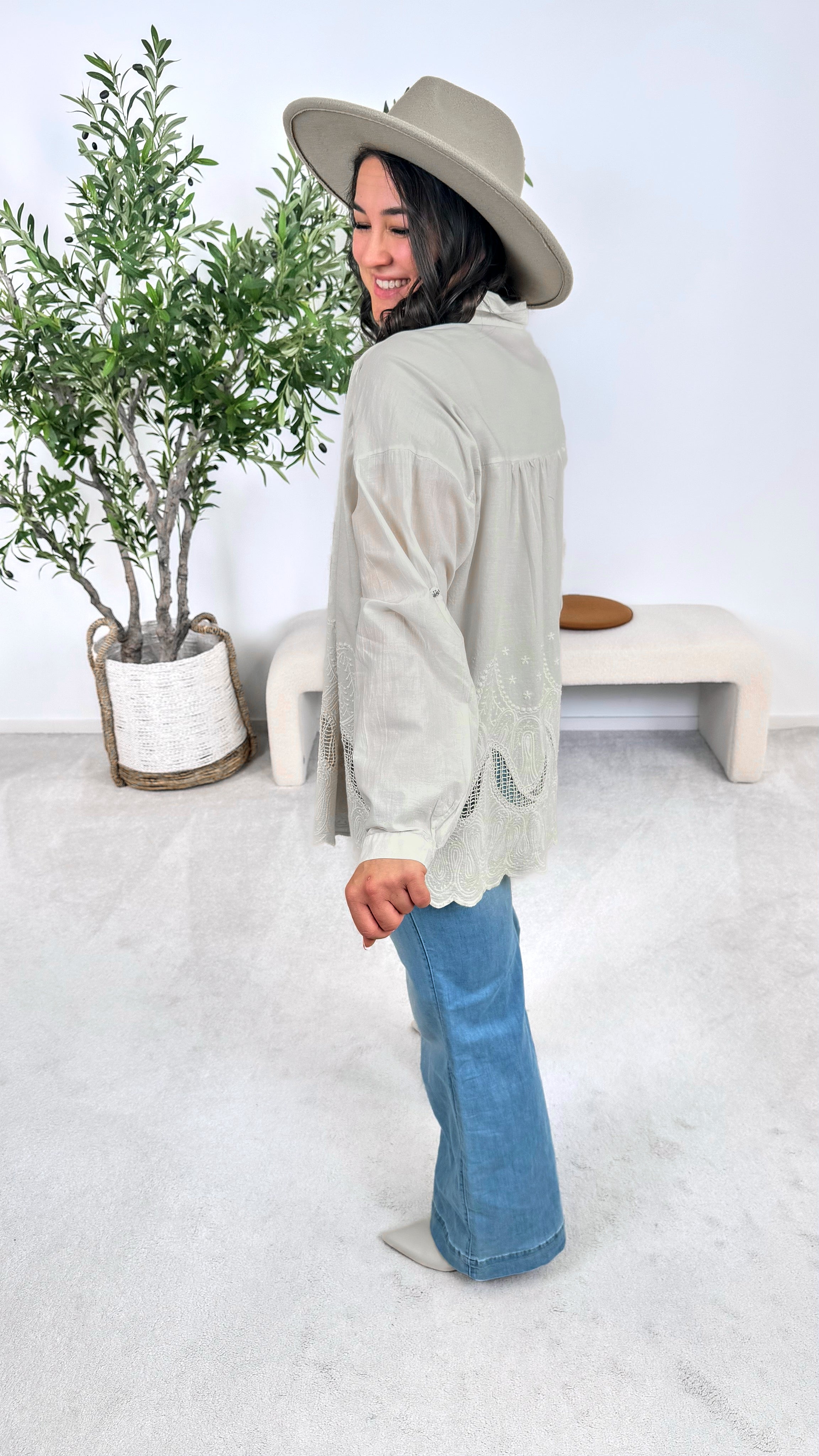 Bluse Pure Vibes *Creme*