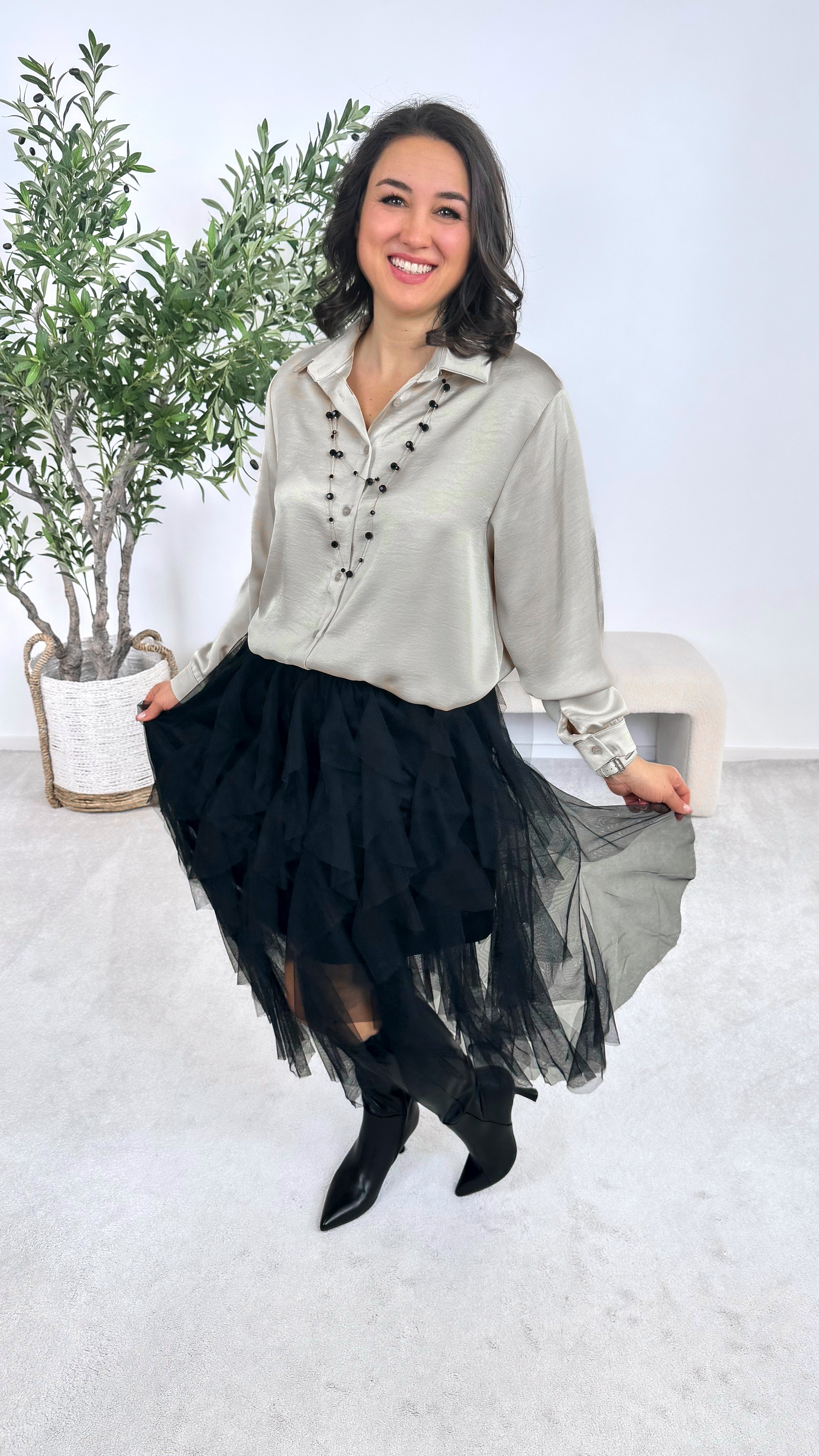 Tüllrock Angel Layer *Schwarz*