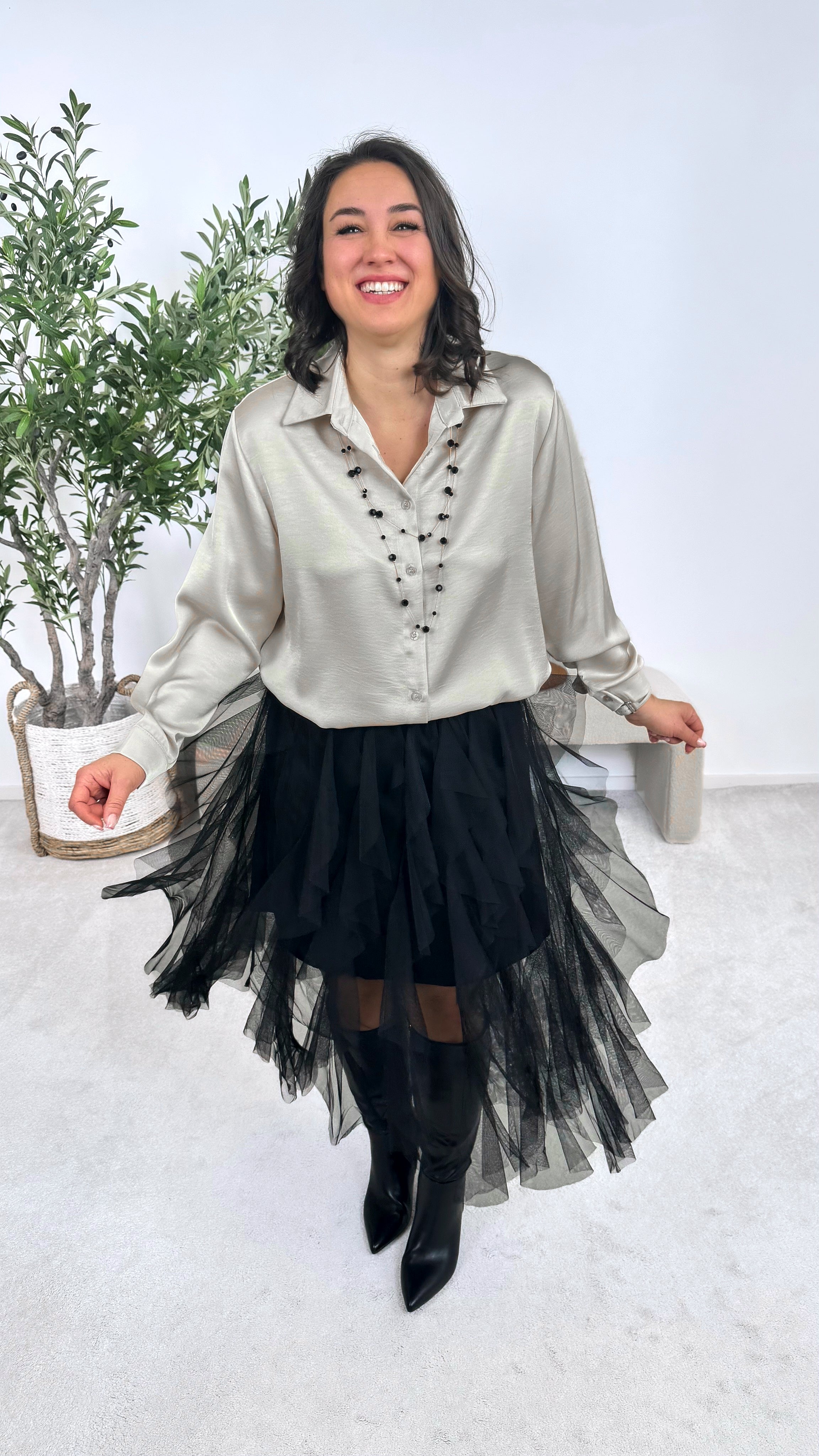 Tüllrock Angel Layer *Schwarz*