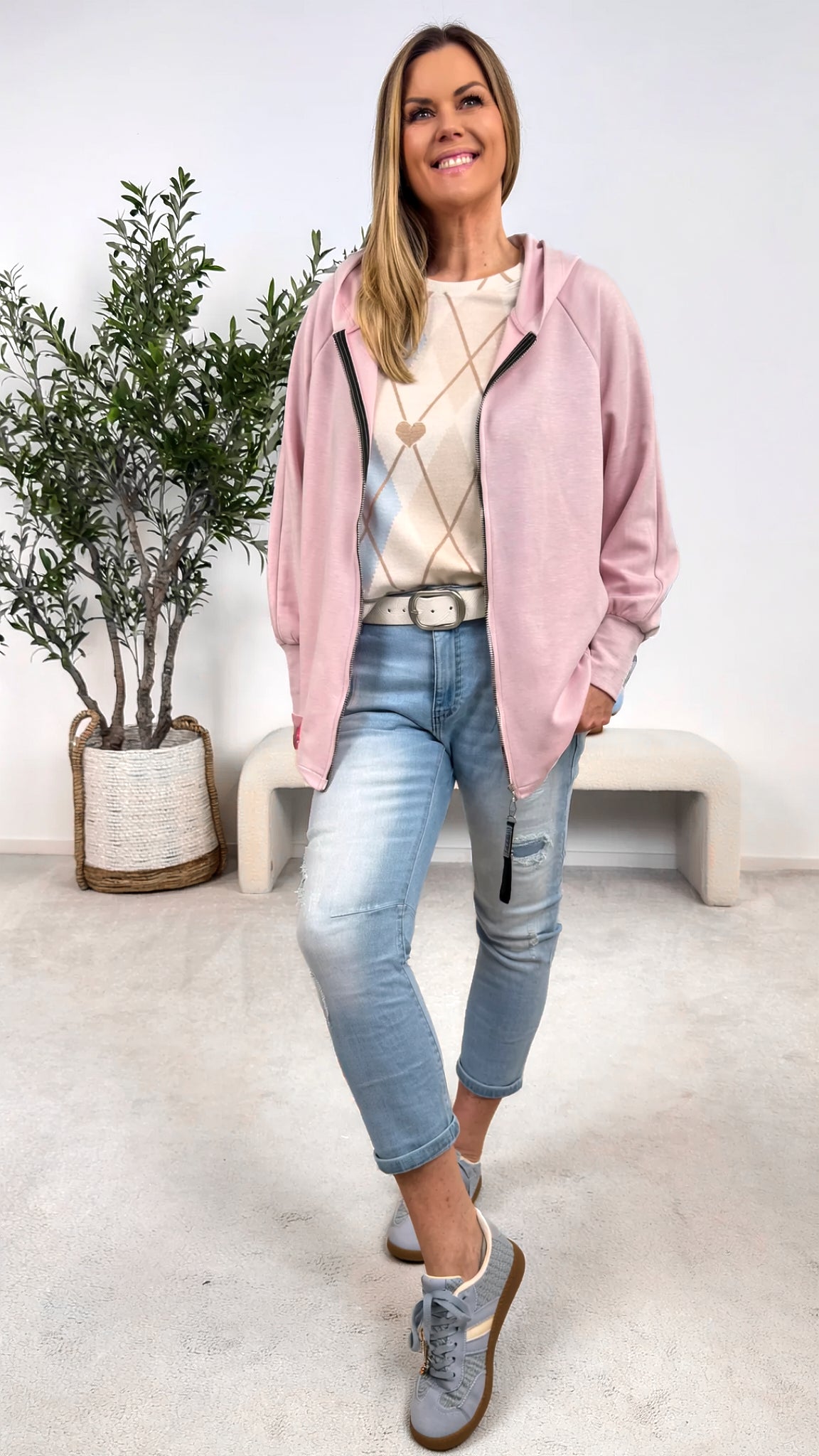 Sweatjacke Girls Night *Rosa*