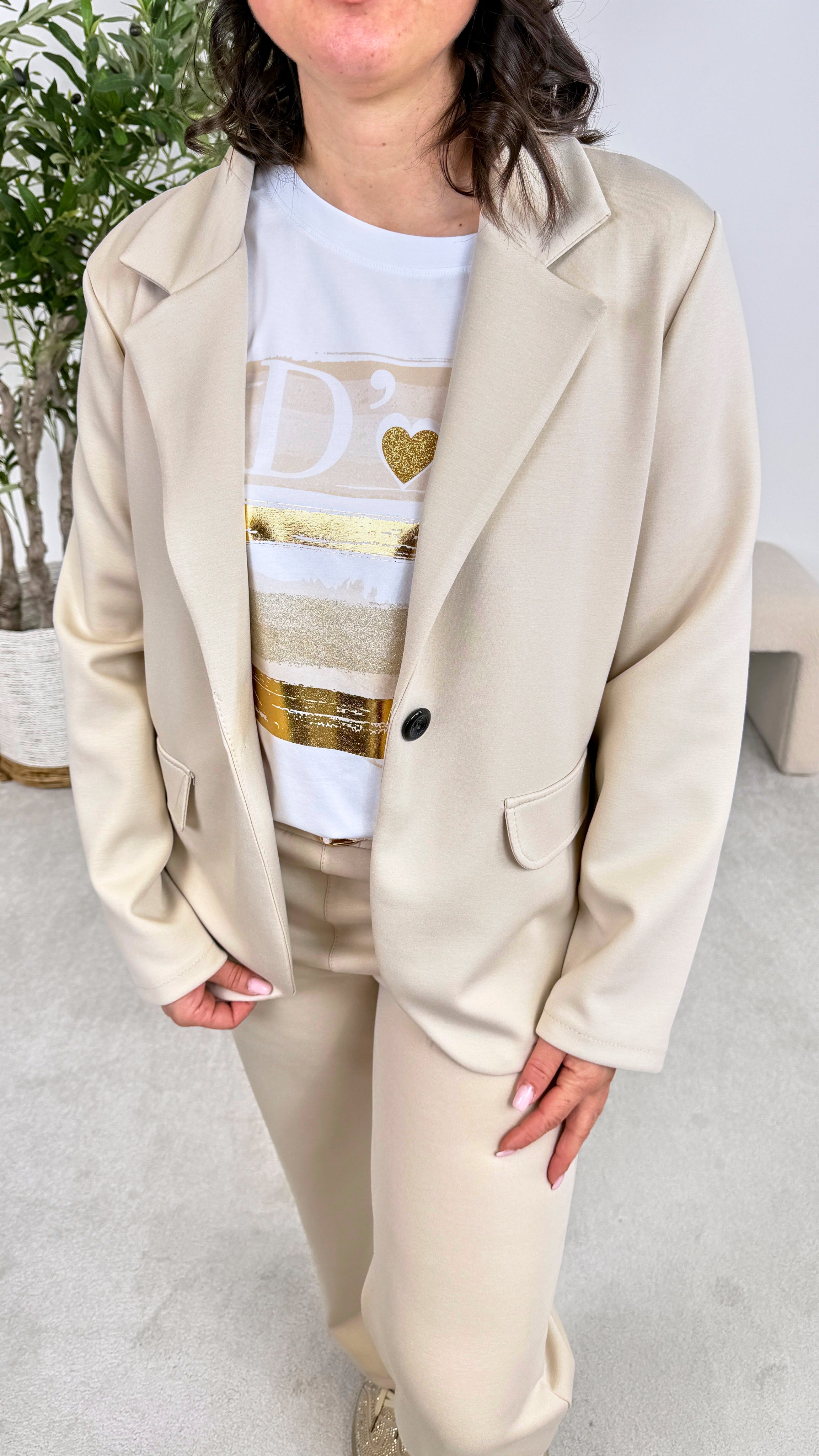 Blazer Boss Babe *Beige*