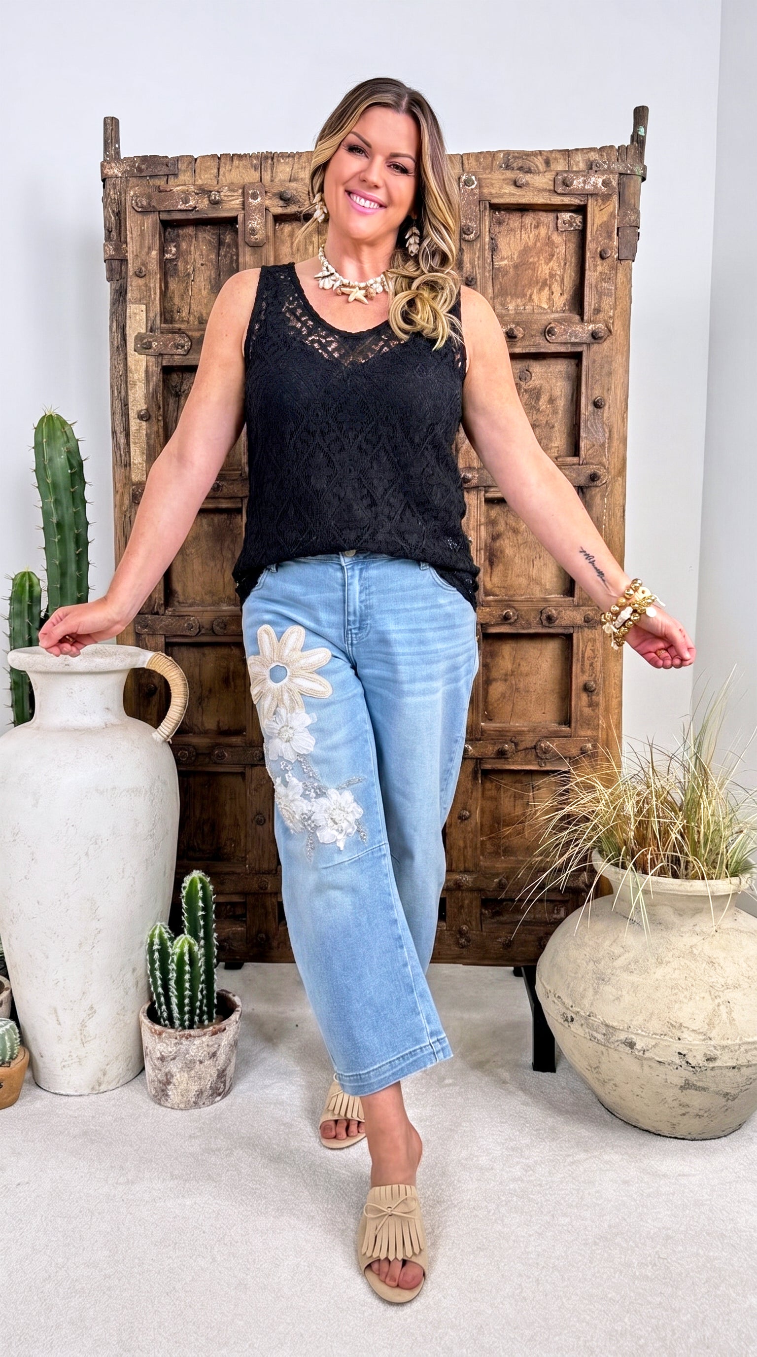 Top Boho Harmony *Schwarz*