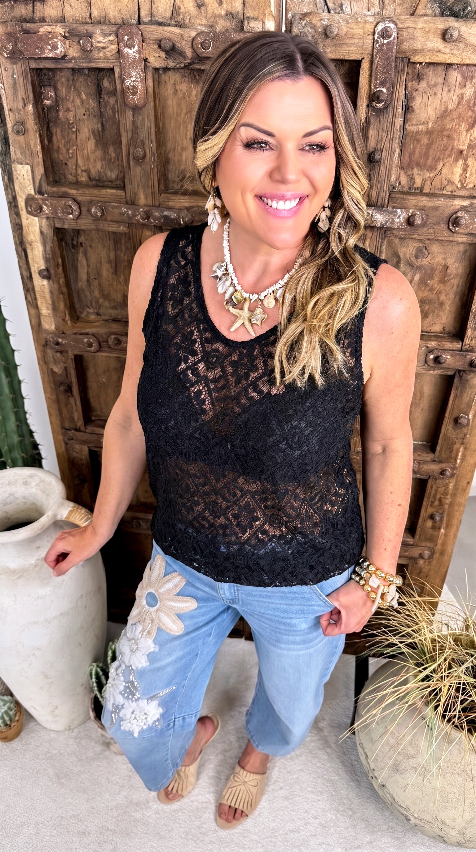 Top Boho Harmony *Schwarz*