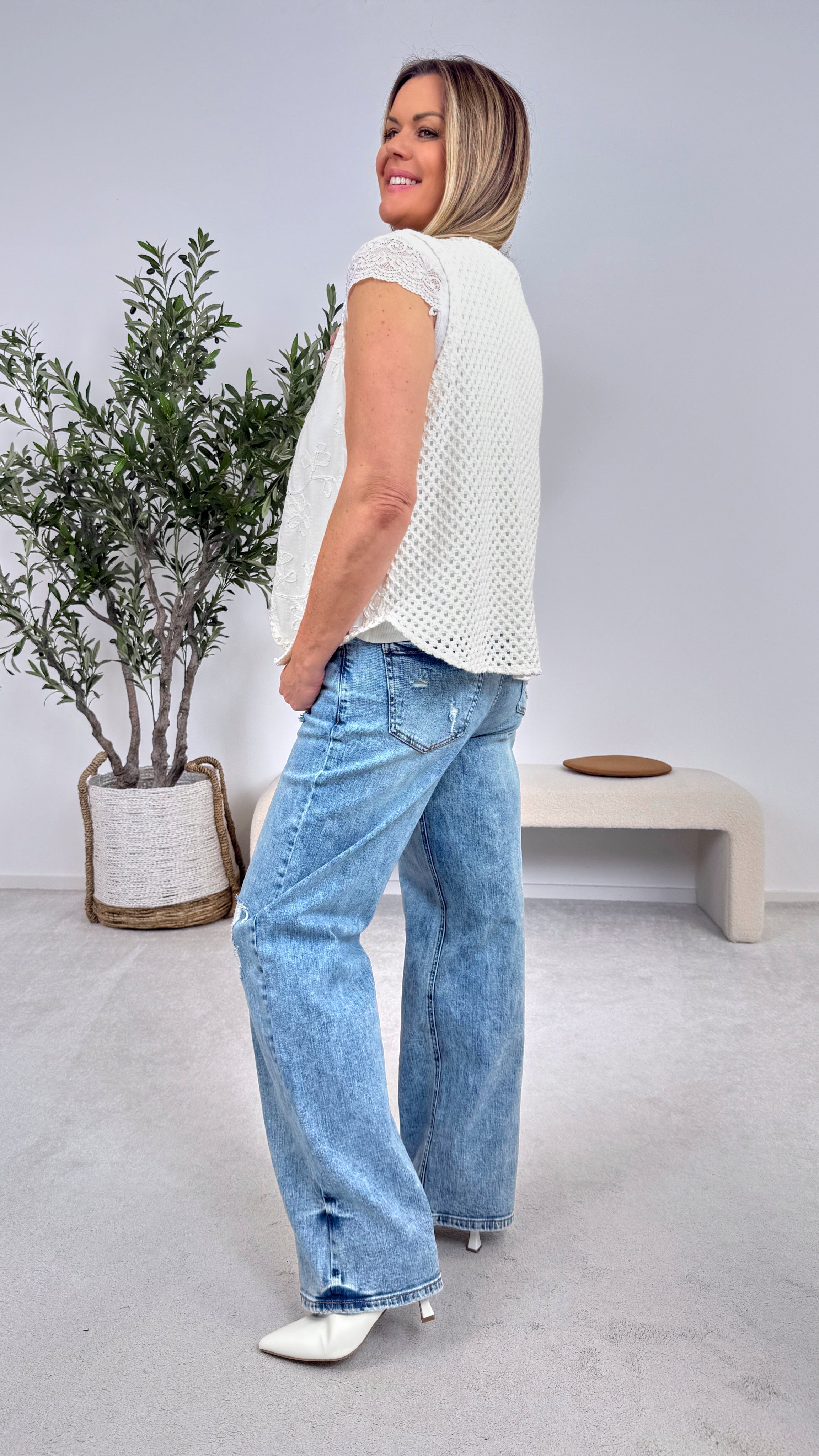 Weste Romance Darling *Weiß*