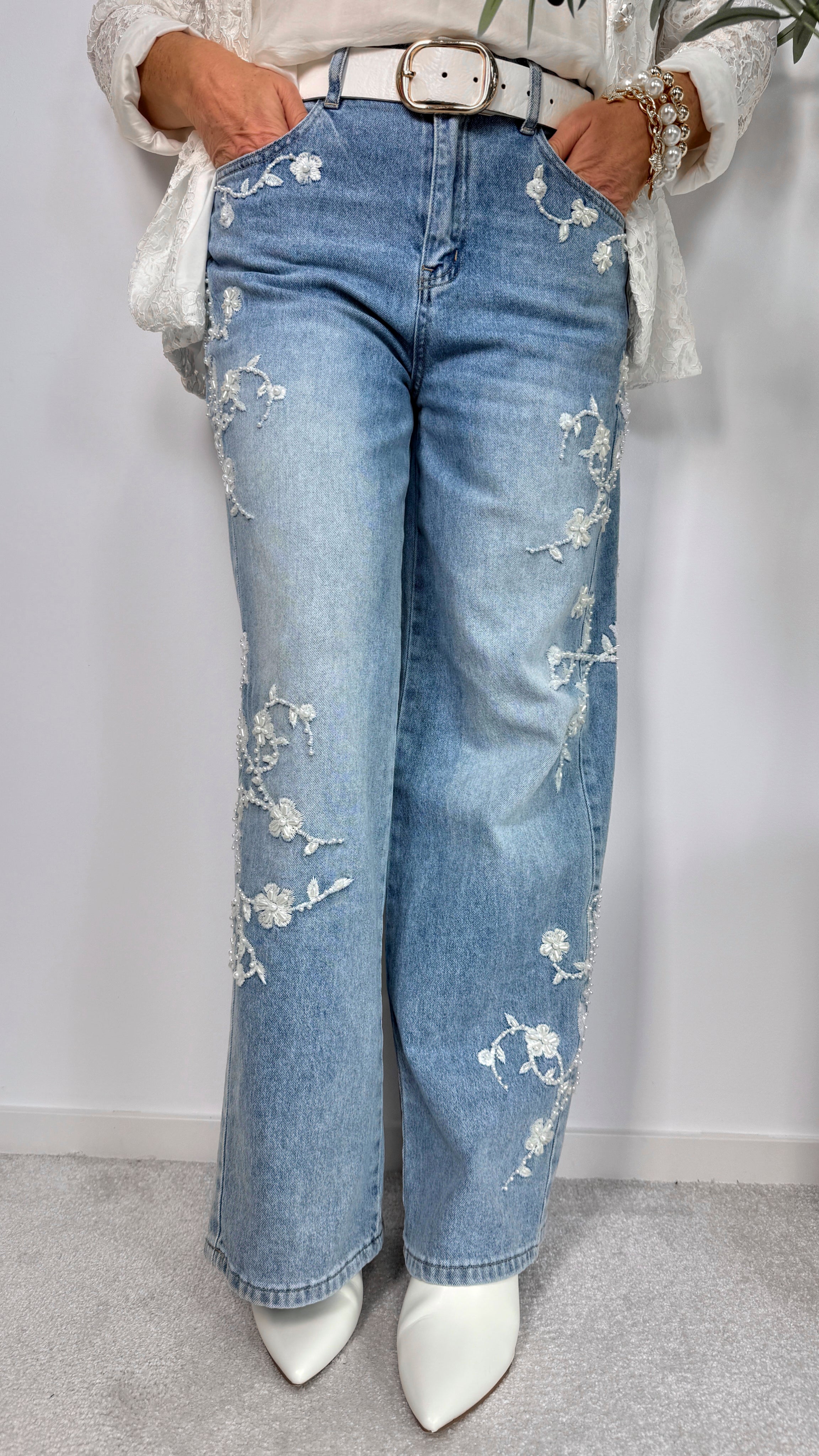 Jeans Blooming Capri (MC-5335)