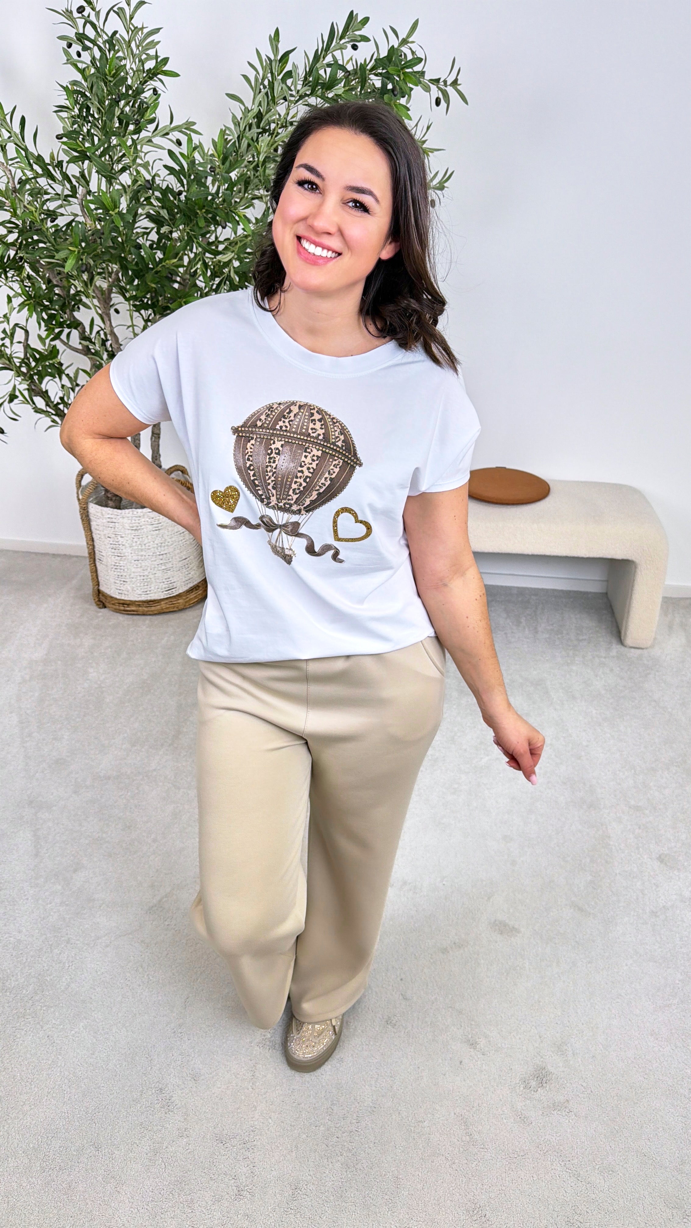 T-Shirt Princess Up In The Air *Weiß*