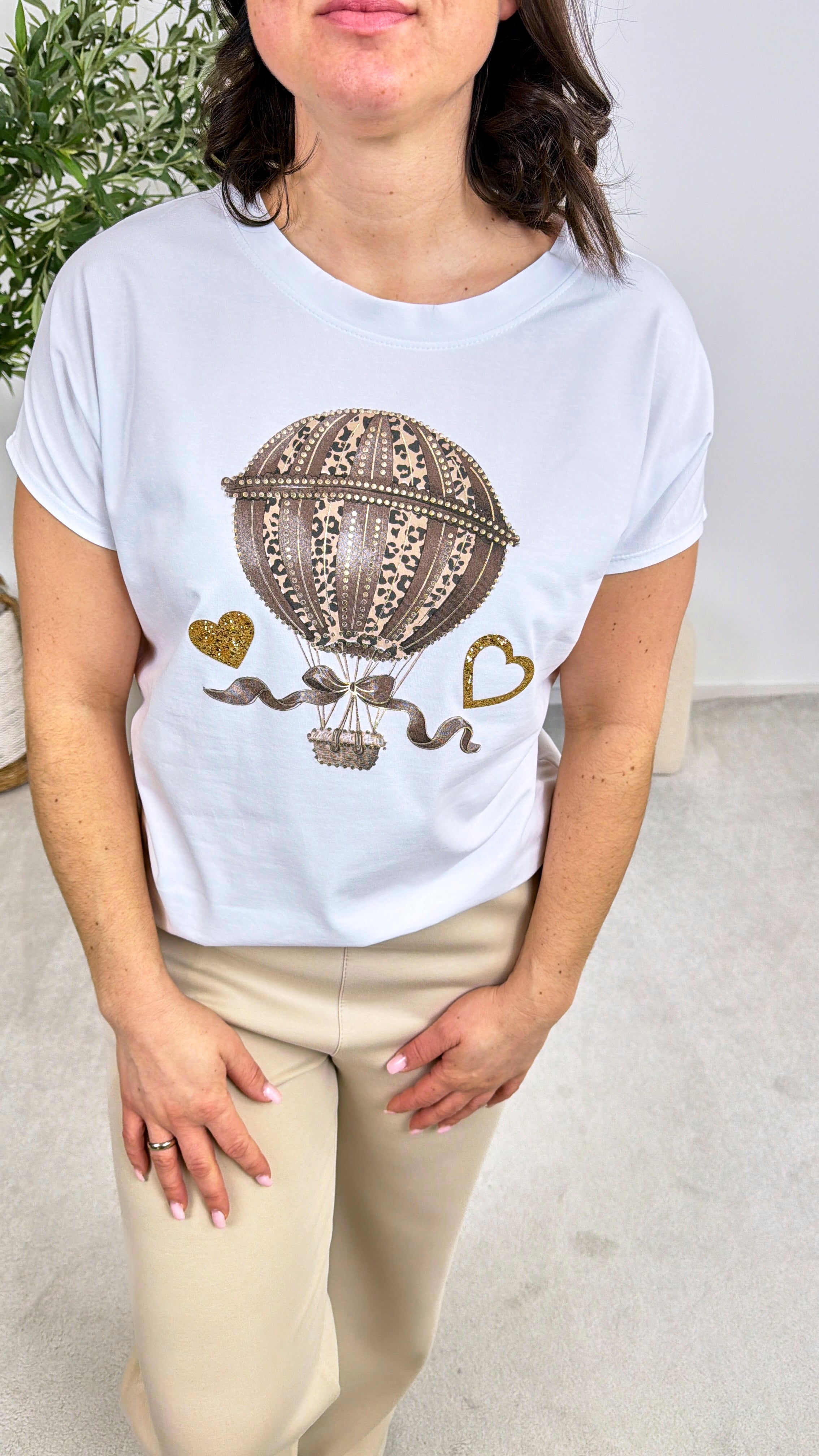 T-Shirt Princess Up In The Air *Weiß*