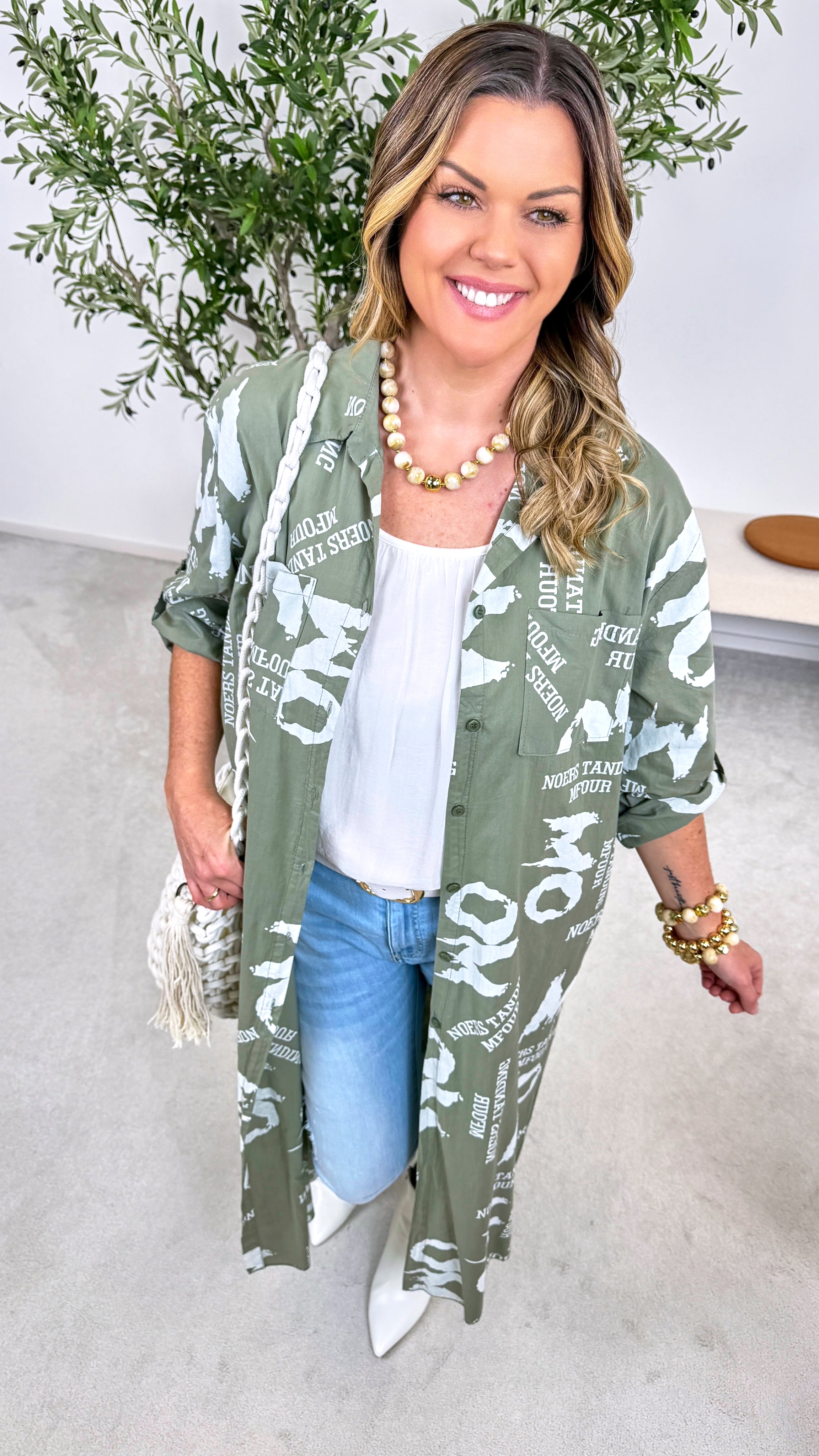 Kaftan Wild Message *Khaki*