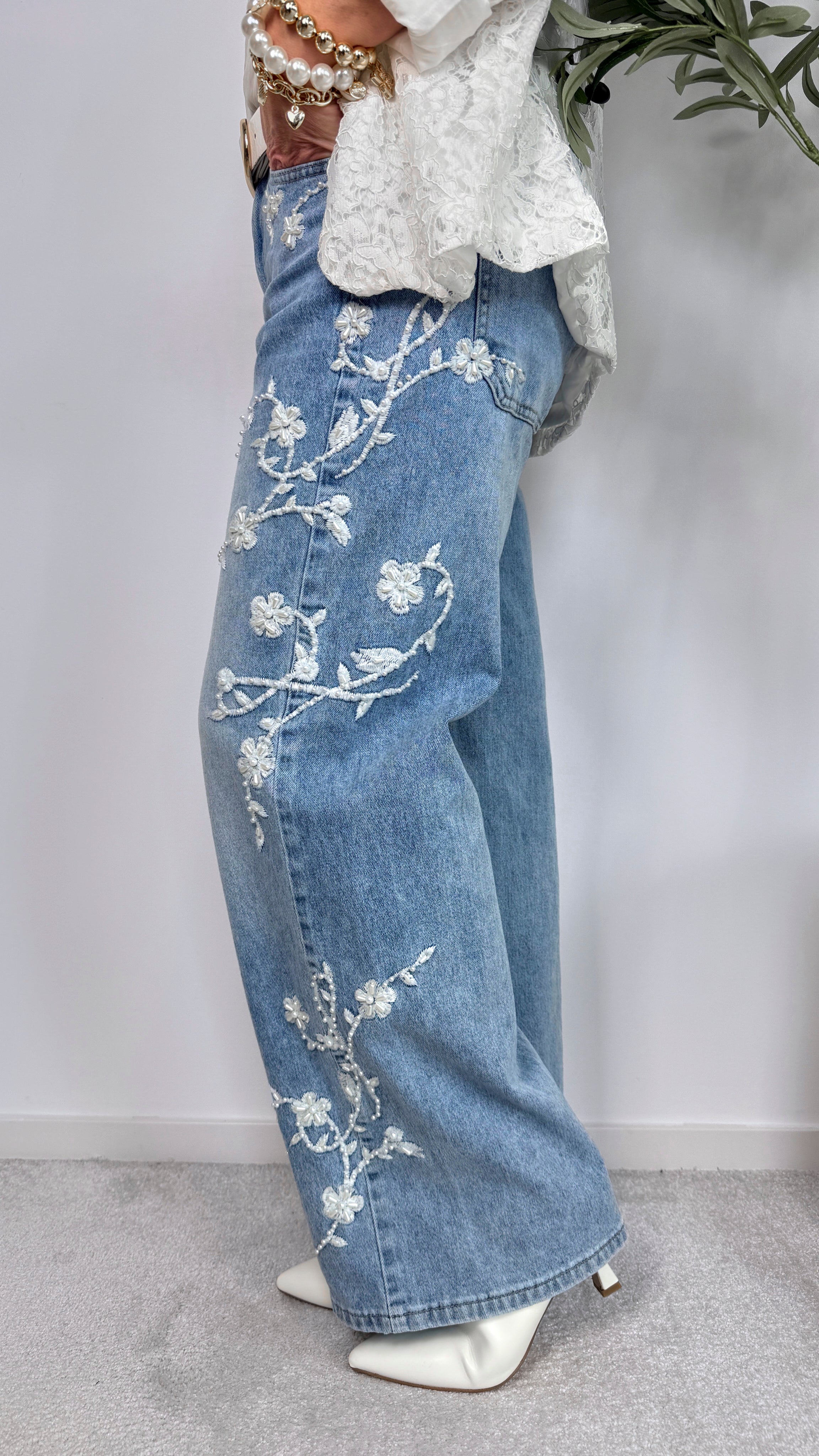 Jeans Blooming Capri (MC-5335)