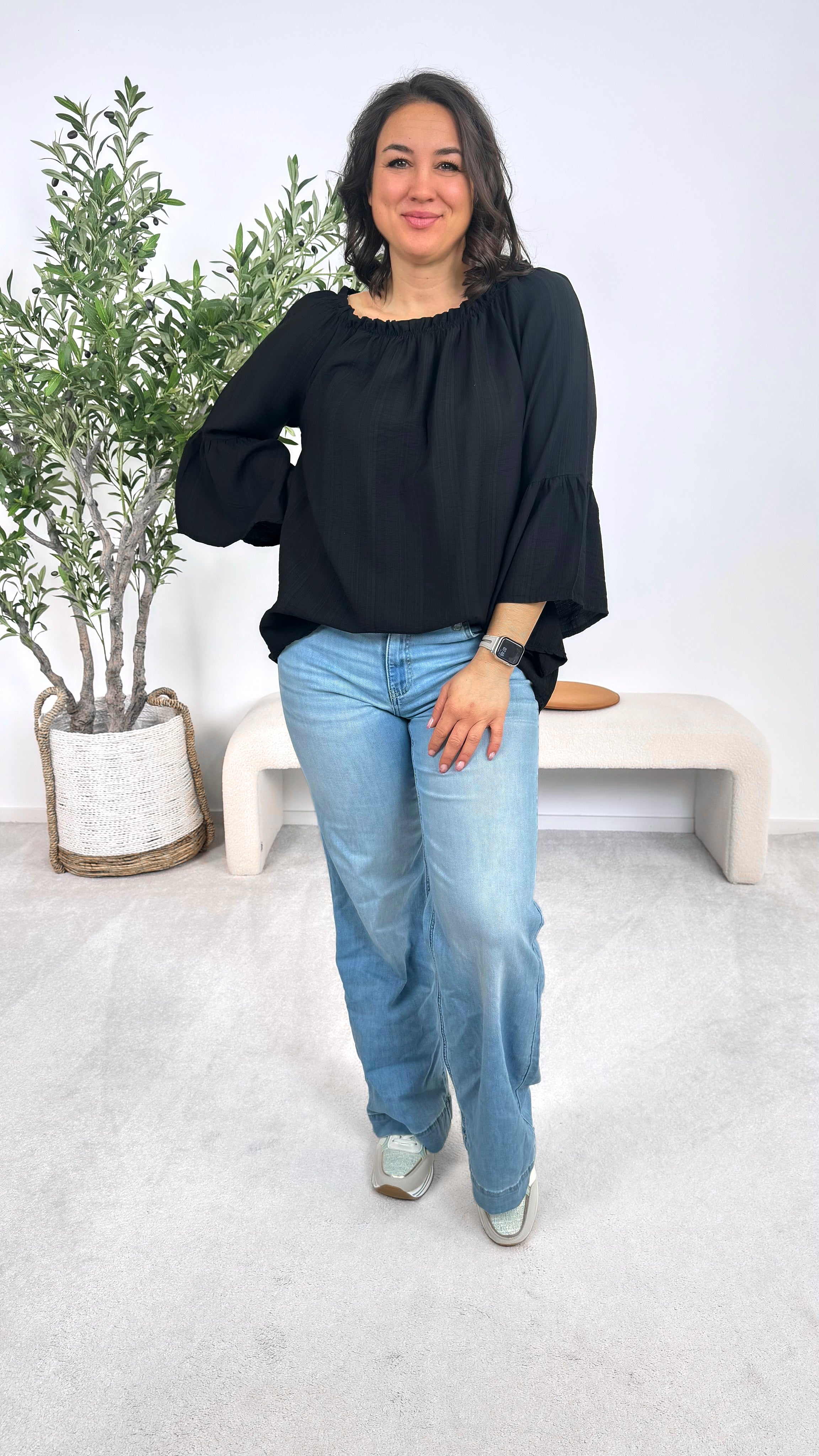 Blusenshirt Lovely Escape *Schwarz*