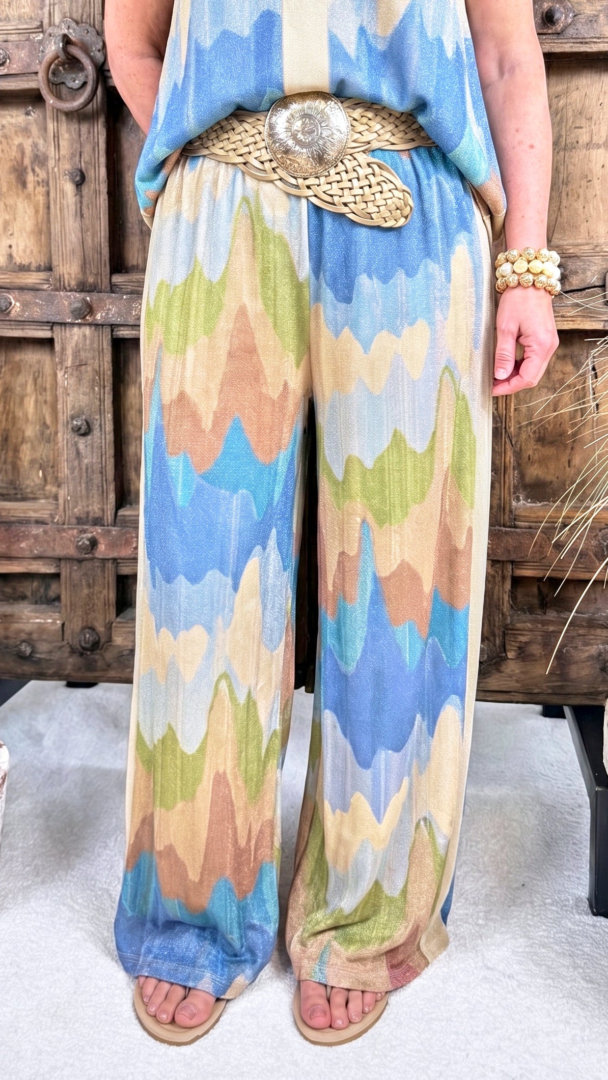 Weite Hose Dreamy Motion *Blau*